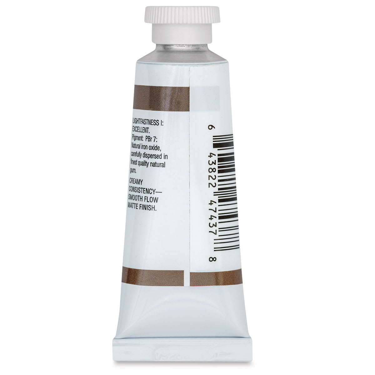 Da Vinci Professional Gouache - Raw Umber, 37 ml tube back