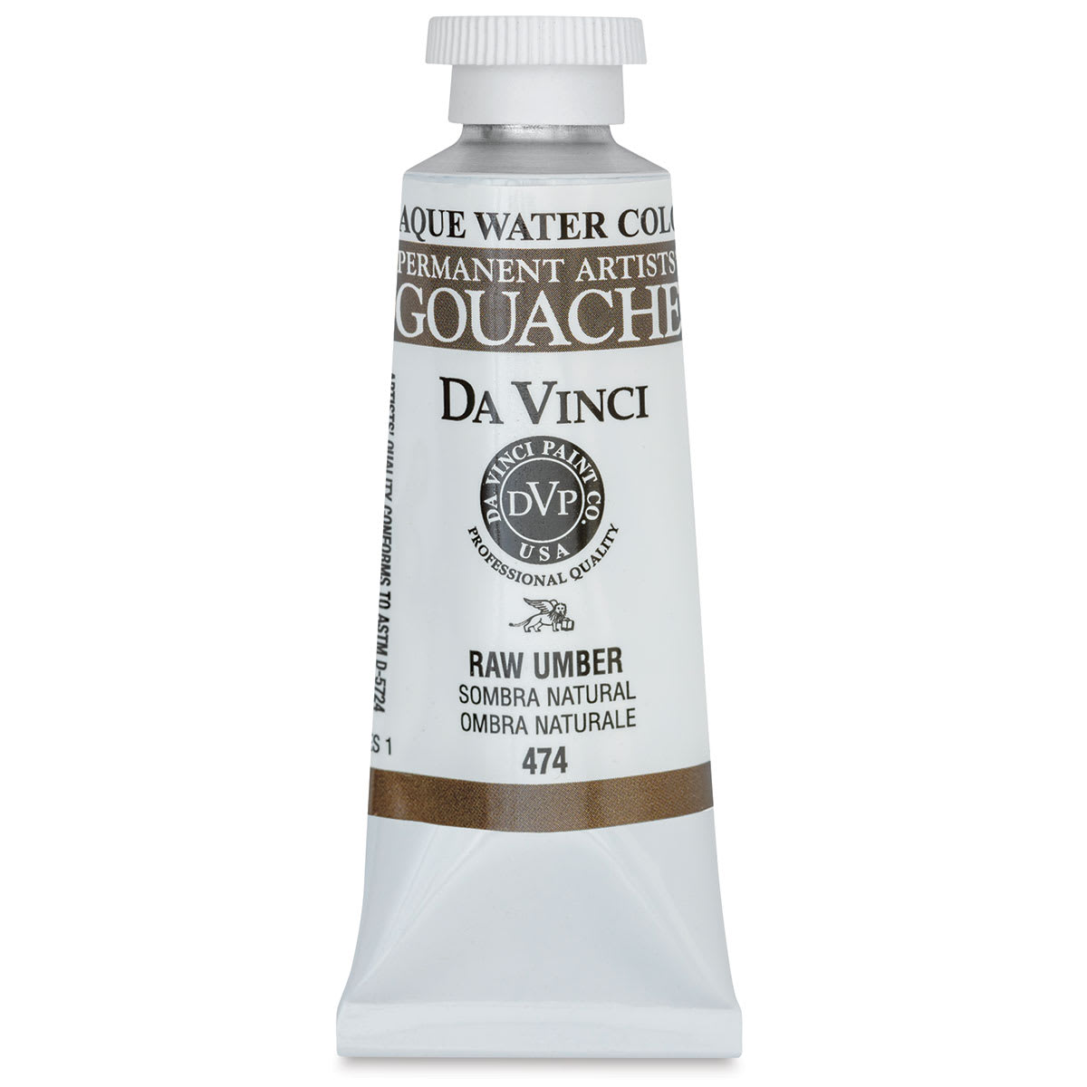 Da Vinci Professional Gouache - Raw Umber, 37 ml tube