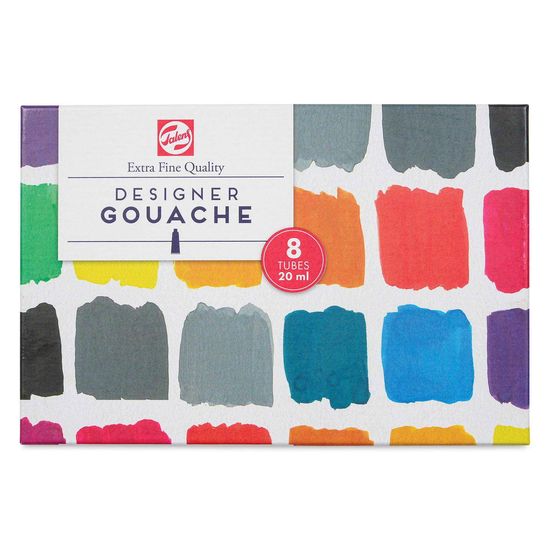 Royal Talens Gouache - Mixing Set of 8, 20 ml tubes front of package