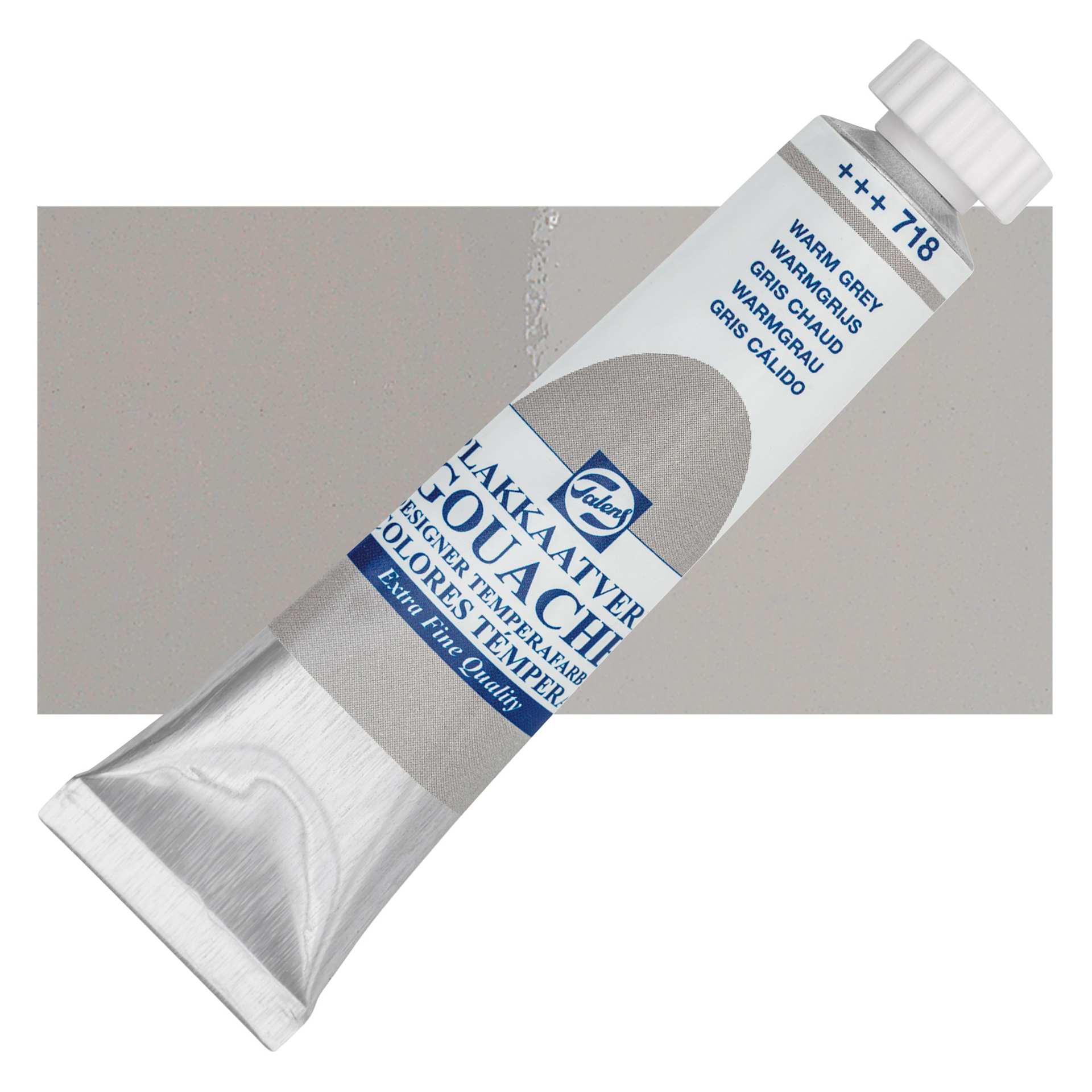 Royal Talens Gouache - Warm Gray, 20 ml tube and swatch