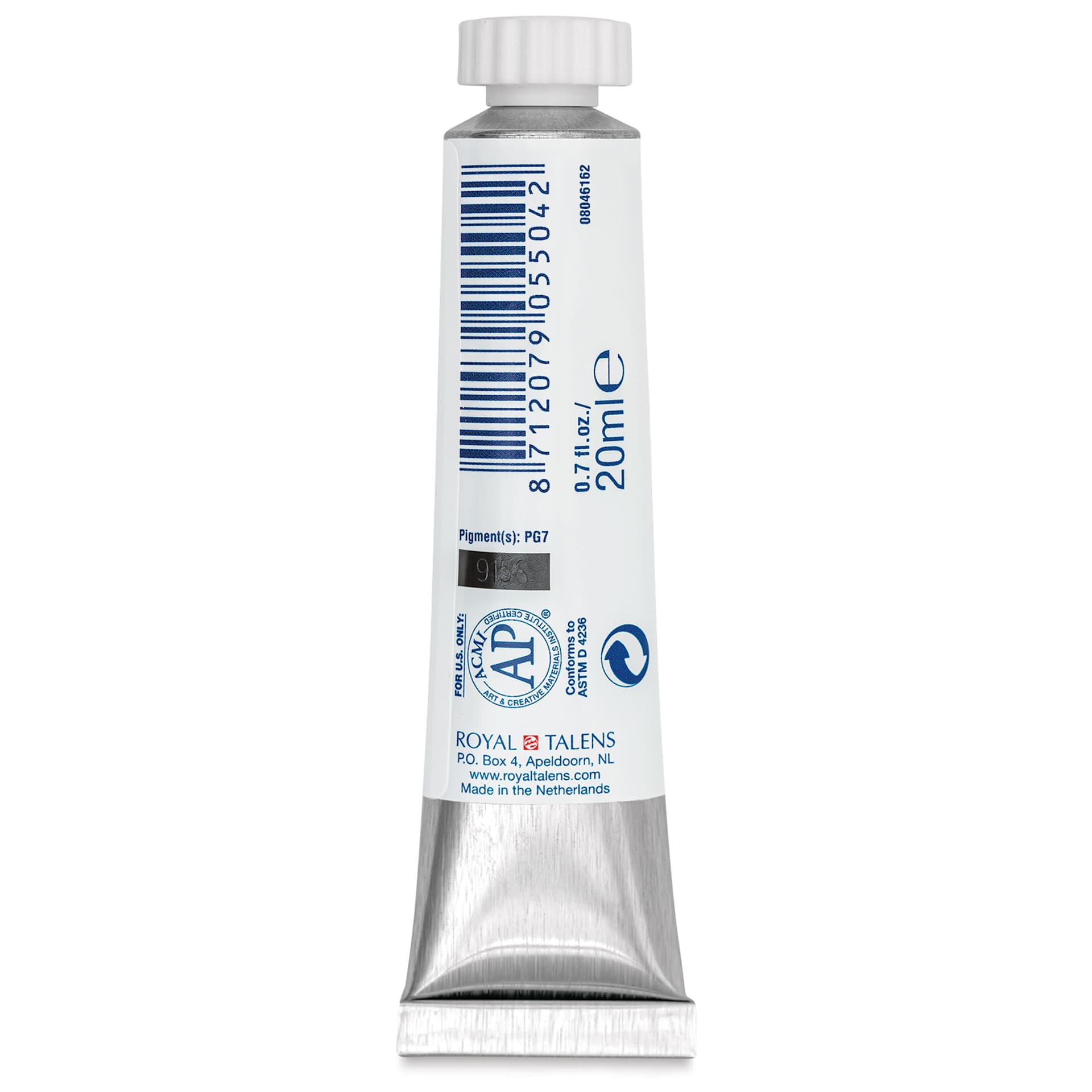 Royal Talens Gouache - Viridian, 20 ml tube back
