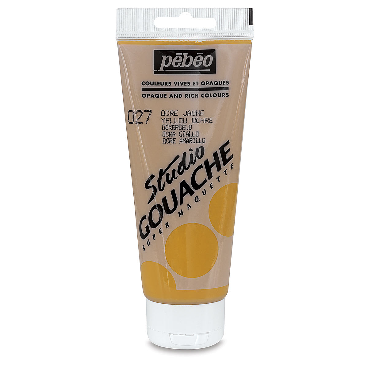 Pebeo Studio Gouache - Yellow Ochre, 100 ml Tube