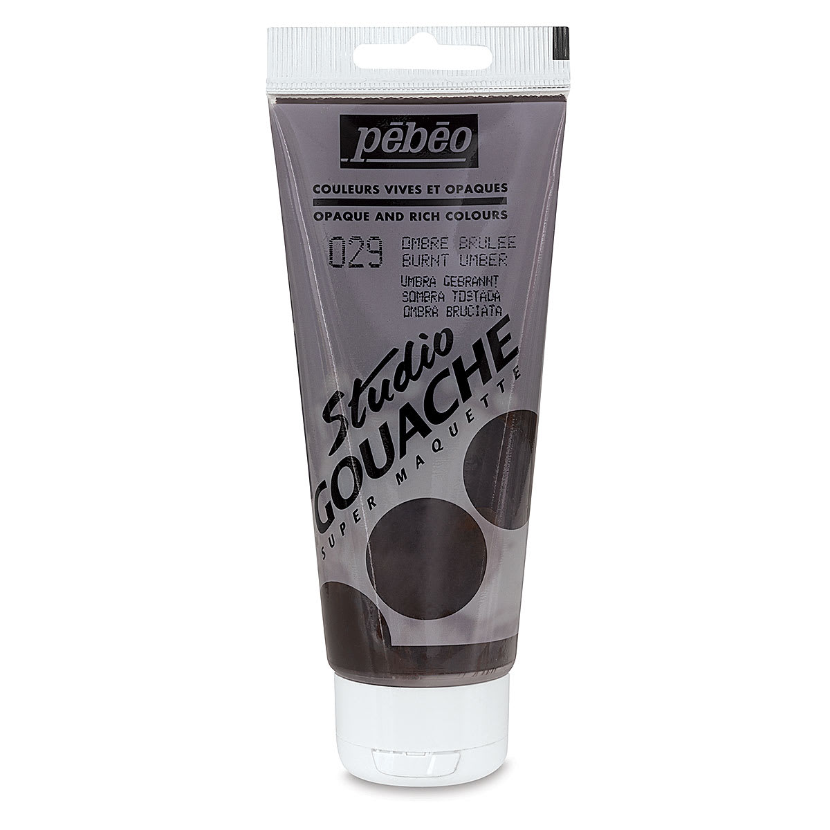 Pebeo Studio Gouache - Burnt Umber, 100 ml Tube