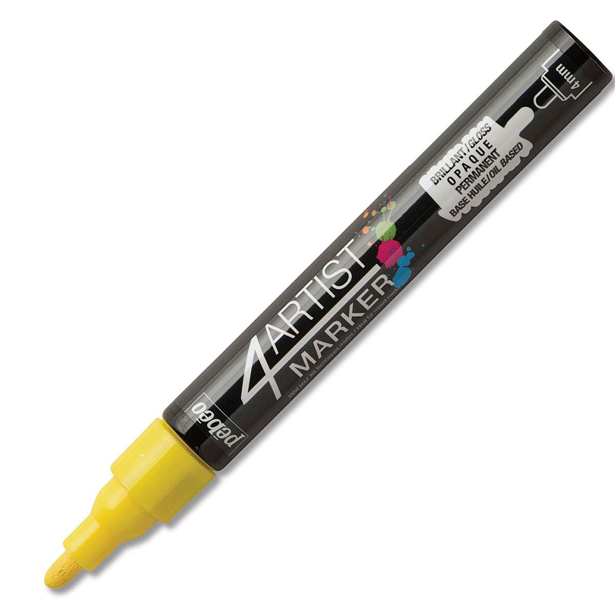 Pebeo 4Artist Marker - Yellow, 4 mm