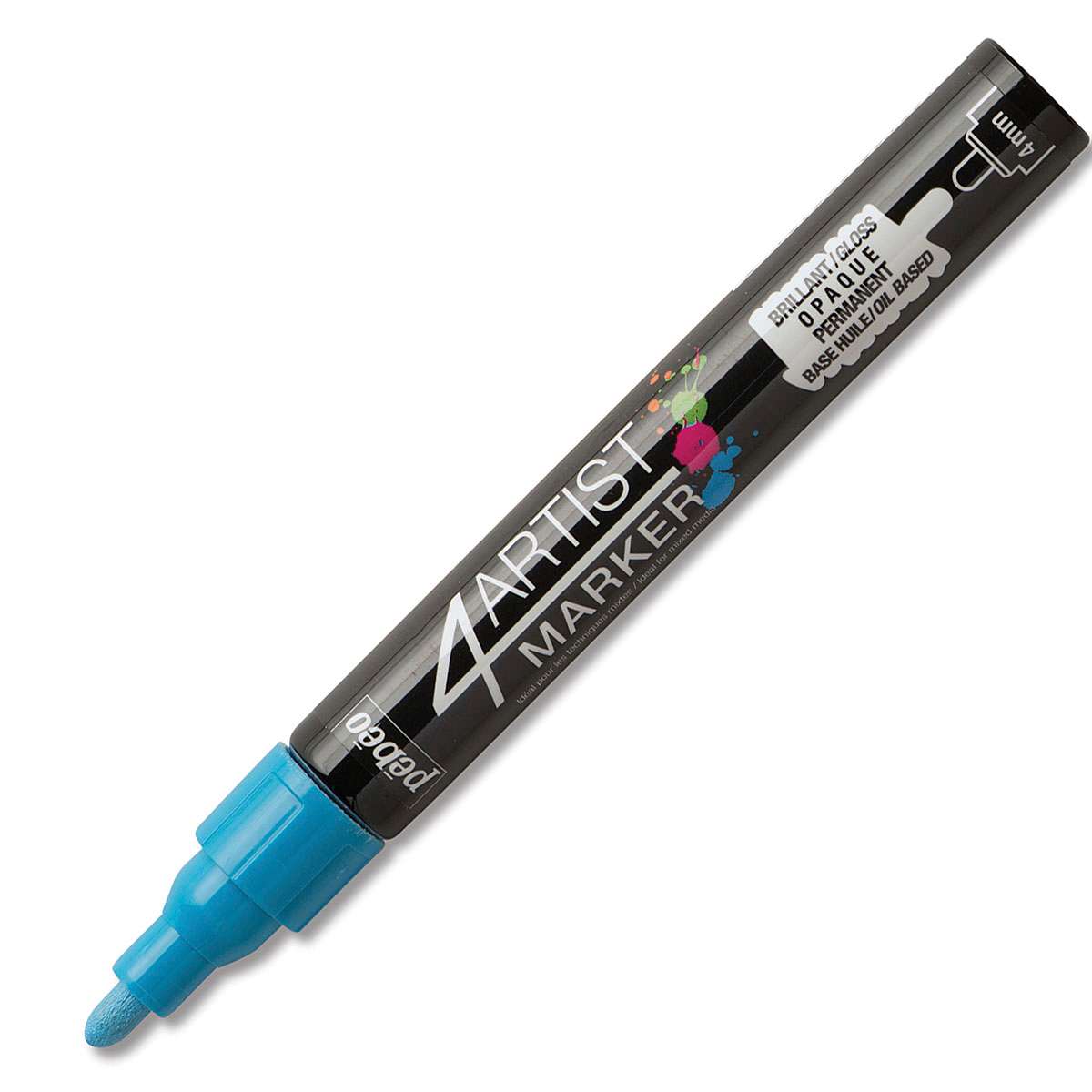 Pebeo 4Artist Marker - Light Blue, 4 mm