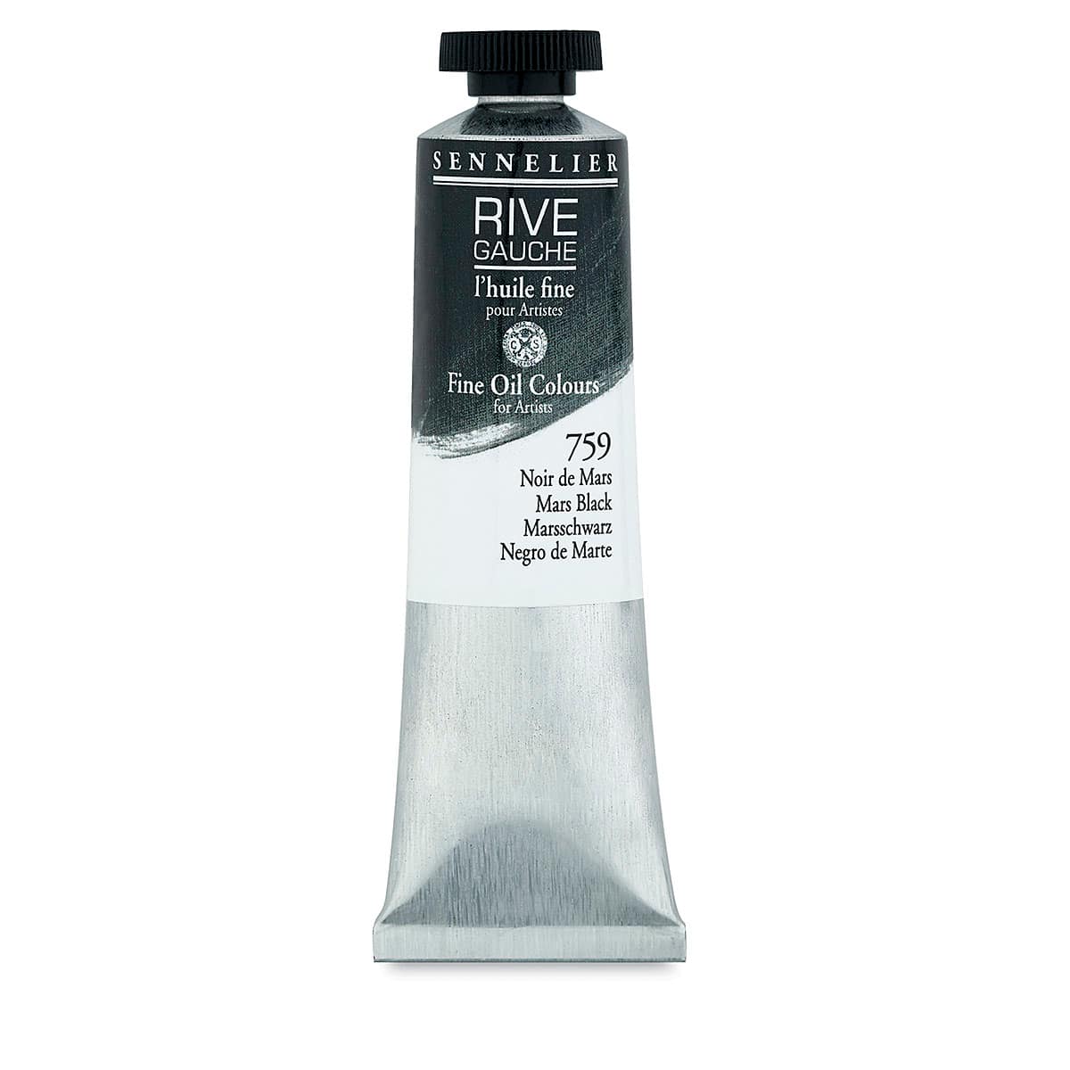 Sennelier Rive Gauche Artists Oil Color - Mars Black, 40 ml