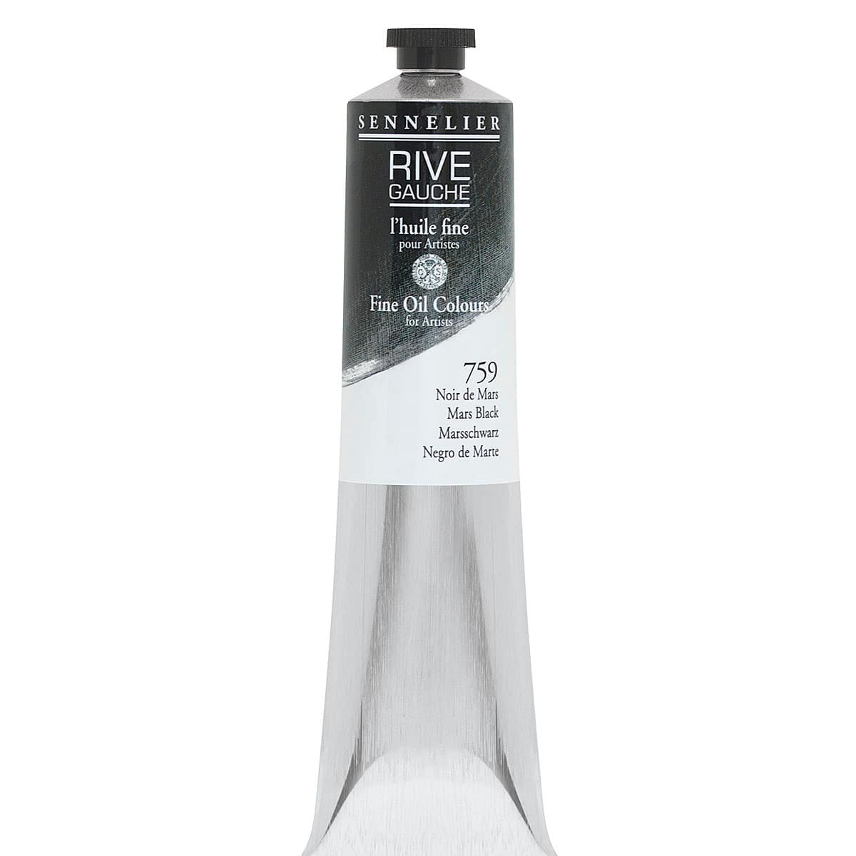 Sennelier Rive Gauche Artists Oil Color - Mars Black, 200 ml