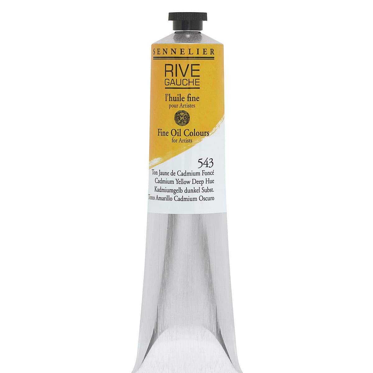 Sennelier Rive Gauche Artists Oil Color -  Camdium Yellow Deep Hue, 200 ml