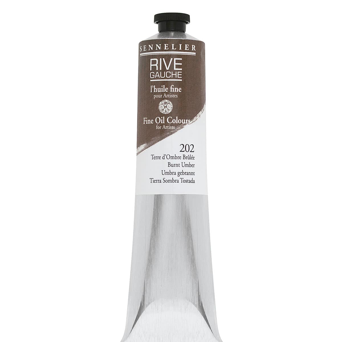 Sennelier Rive Gauche Artists Oil Color - Burnt Umber, 200 ml