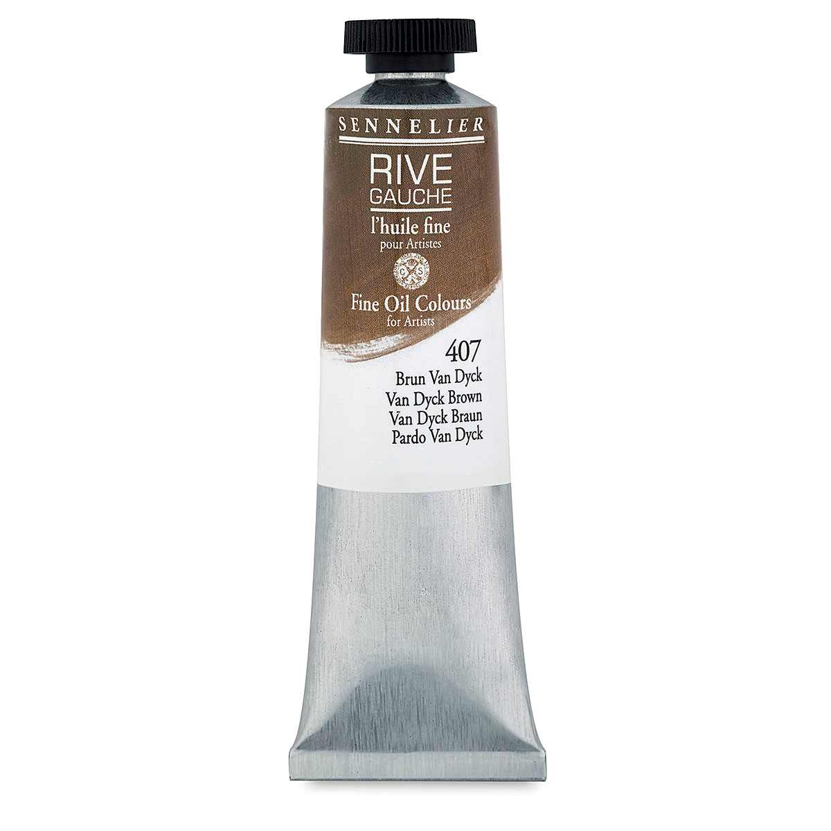 Sennelier Rive Gauche Artists Oil Color - Van Dyck Brown, 40 ml