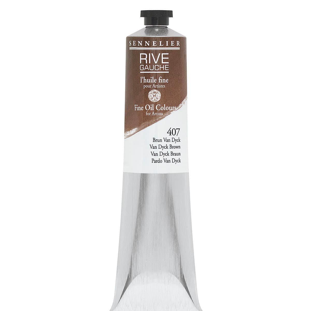 Sennelier Rive Gauche Artists Oil Color - Van Dyck Brown, 200 ml
