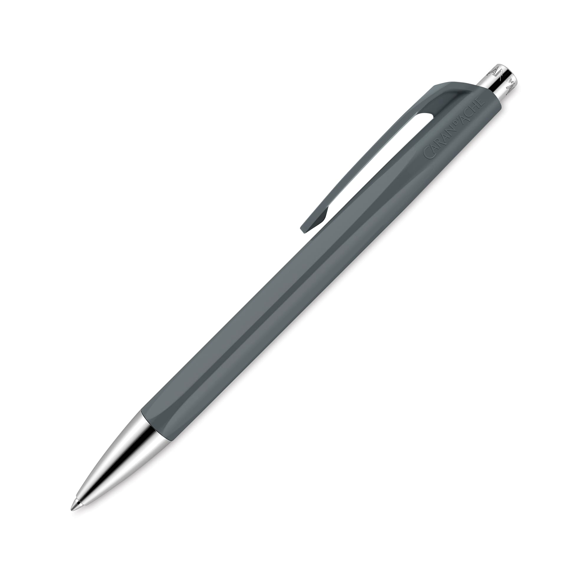 Caran d'Ache Infinite Ball Point Pen - Anthracite Grey, Blue Ink