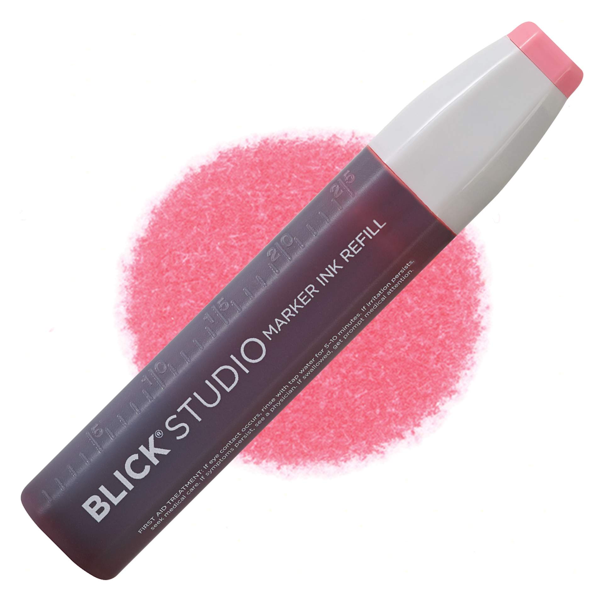 Blick Studio Marker Refill - Coral Pink, 011, swatch and refill