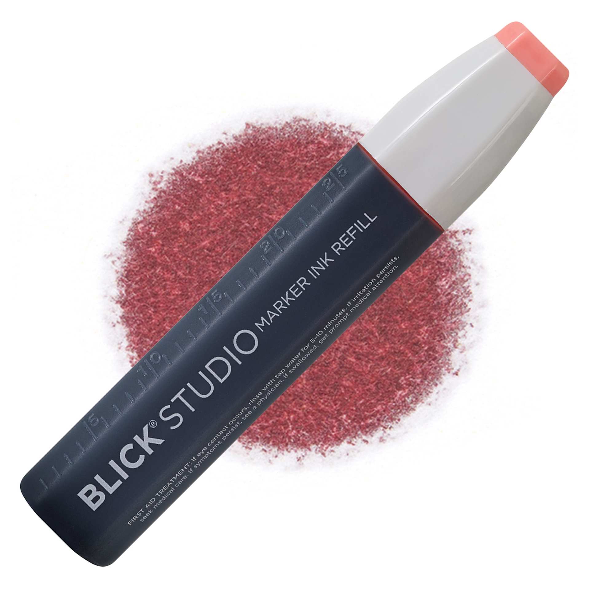 Blick Studio Marker Refill - Wine, 012, swatch and refill