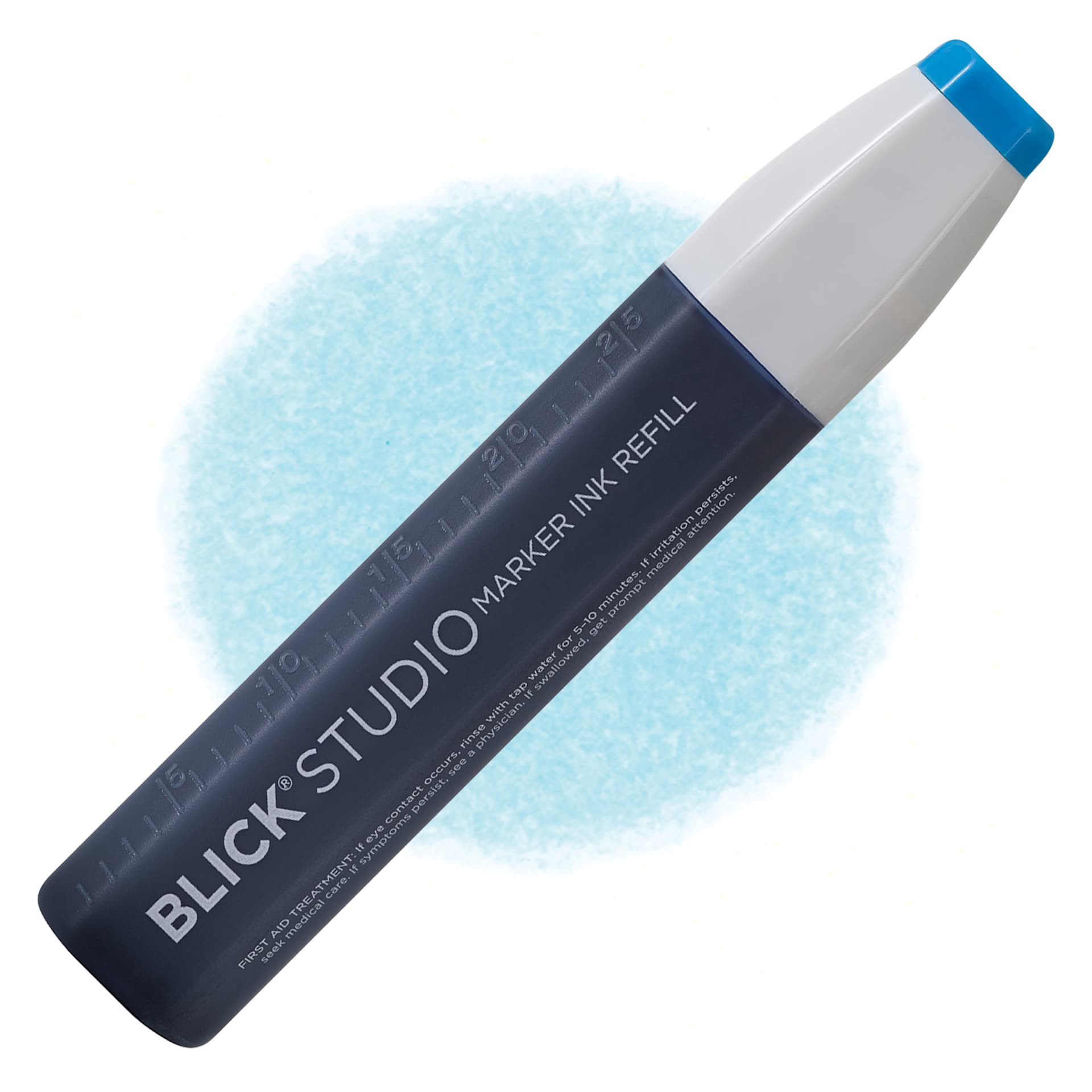 Blick Studio Marker Refill - Horizon Blue, 015, swatch and refill