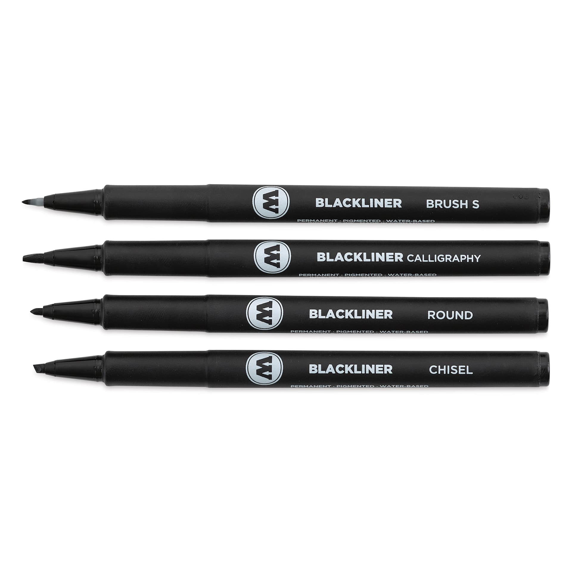 Molotow Blackliner - Set 3, Set of 4 (pens out of package)