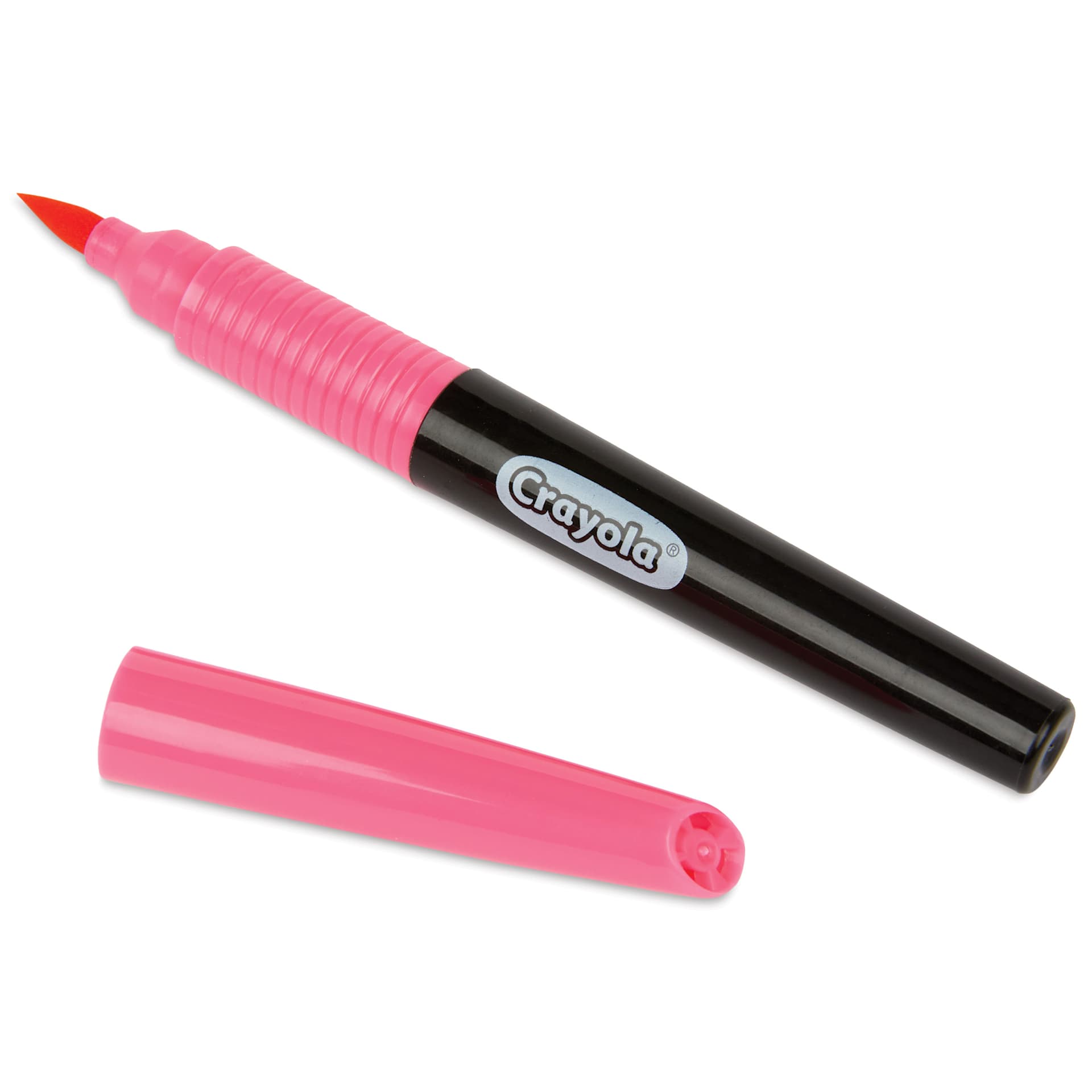 Crayola Signature Blending Markers - Set of 16, Bubble Gum marker with cap off