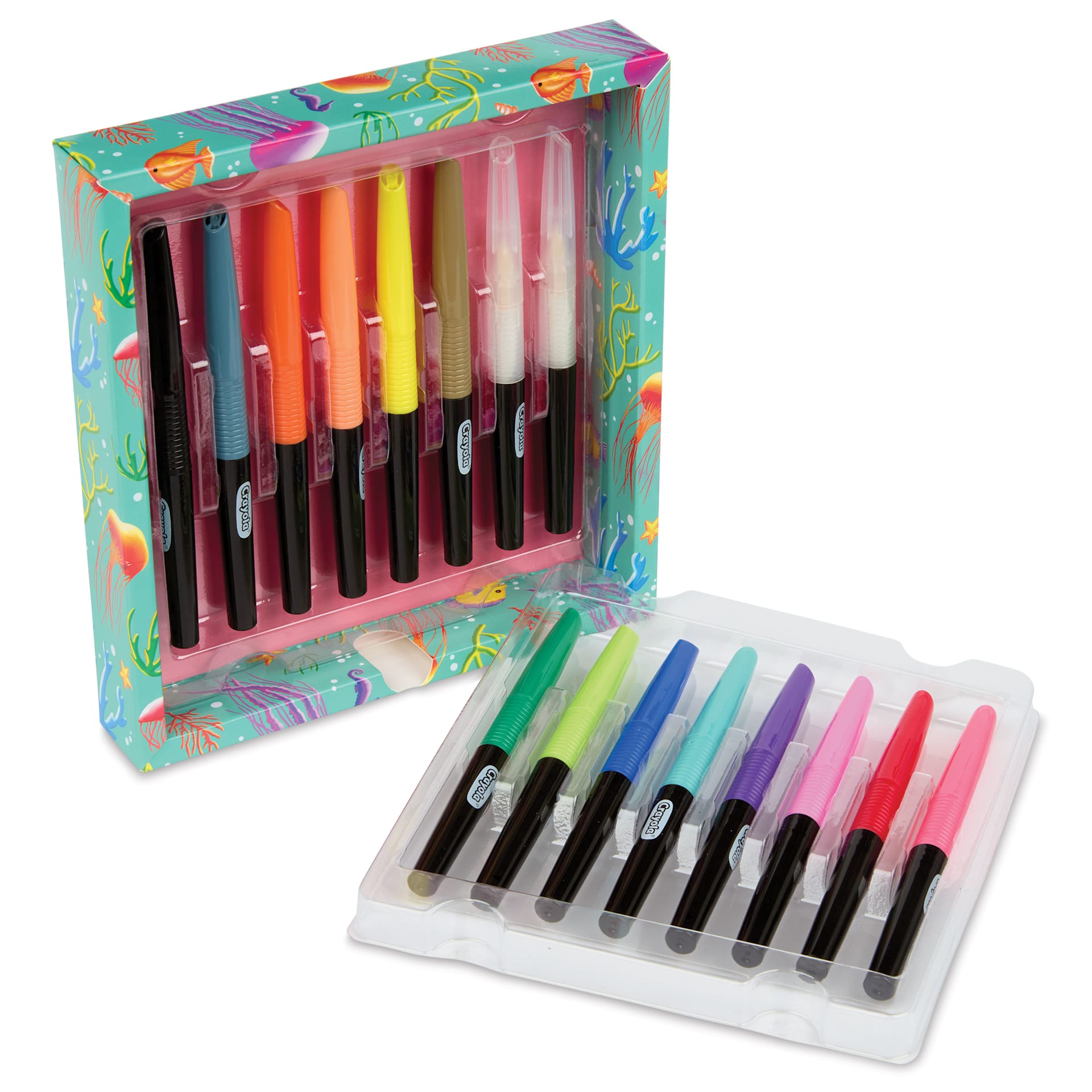 Crayola Signature Blending Markers - Set of 16, open packaging