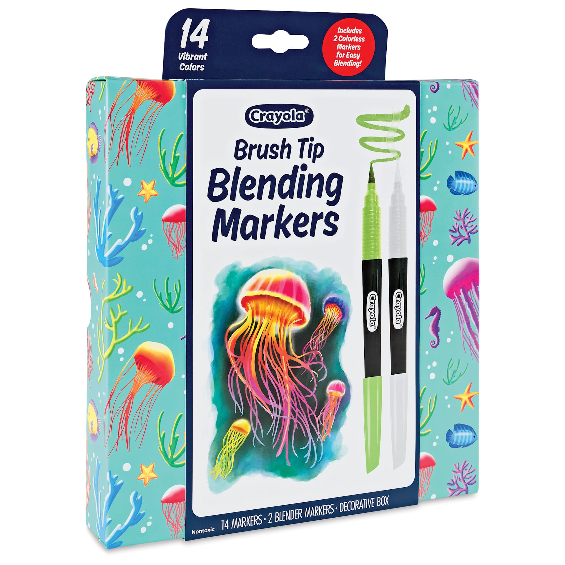 Crayola Signature Blending Markers - Set of 16, front of packaging