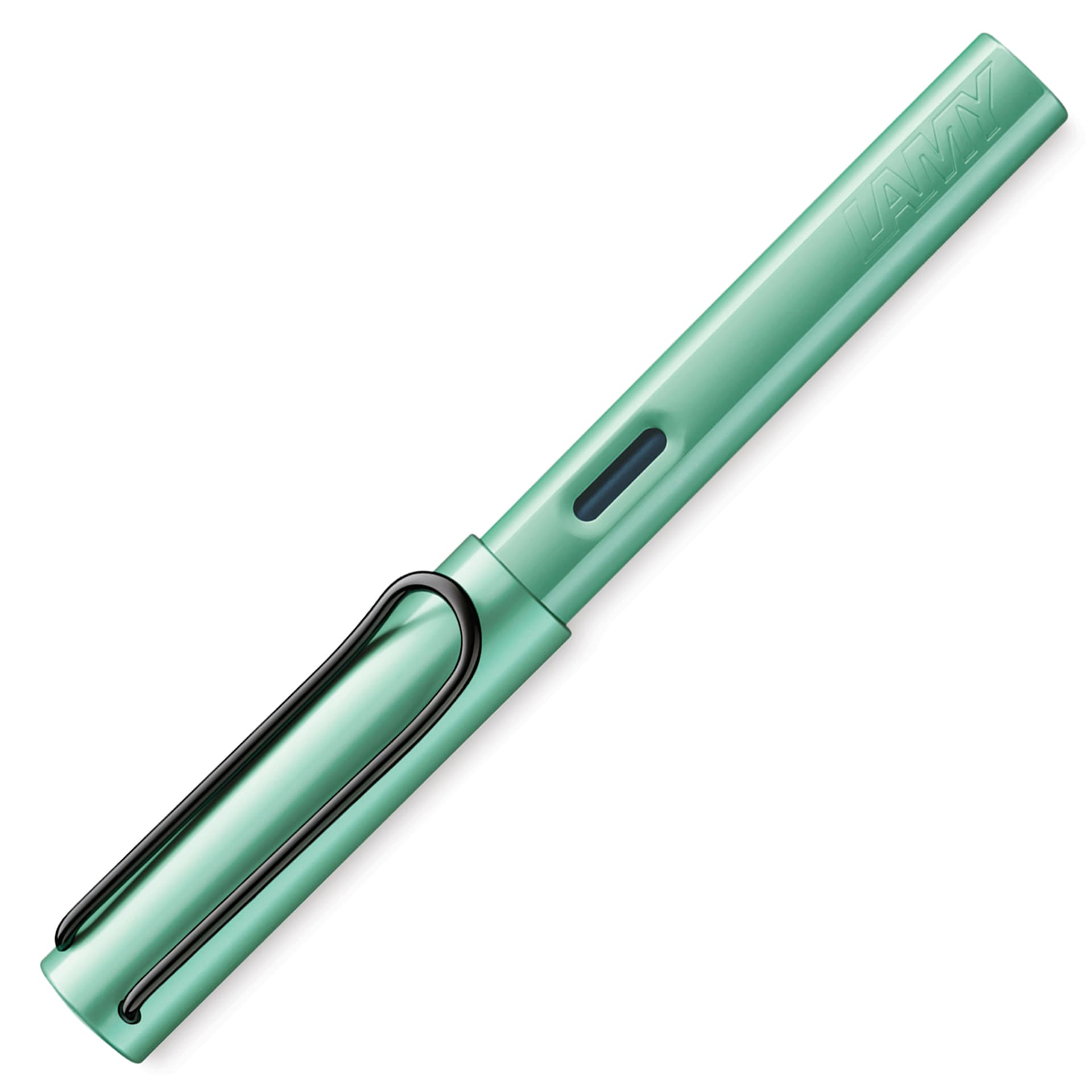 Lamy Al-Star Fountain Pen - Mint, Medium Nib, Special Edition, cap on