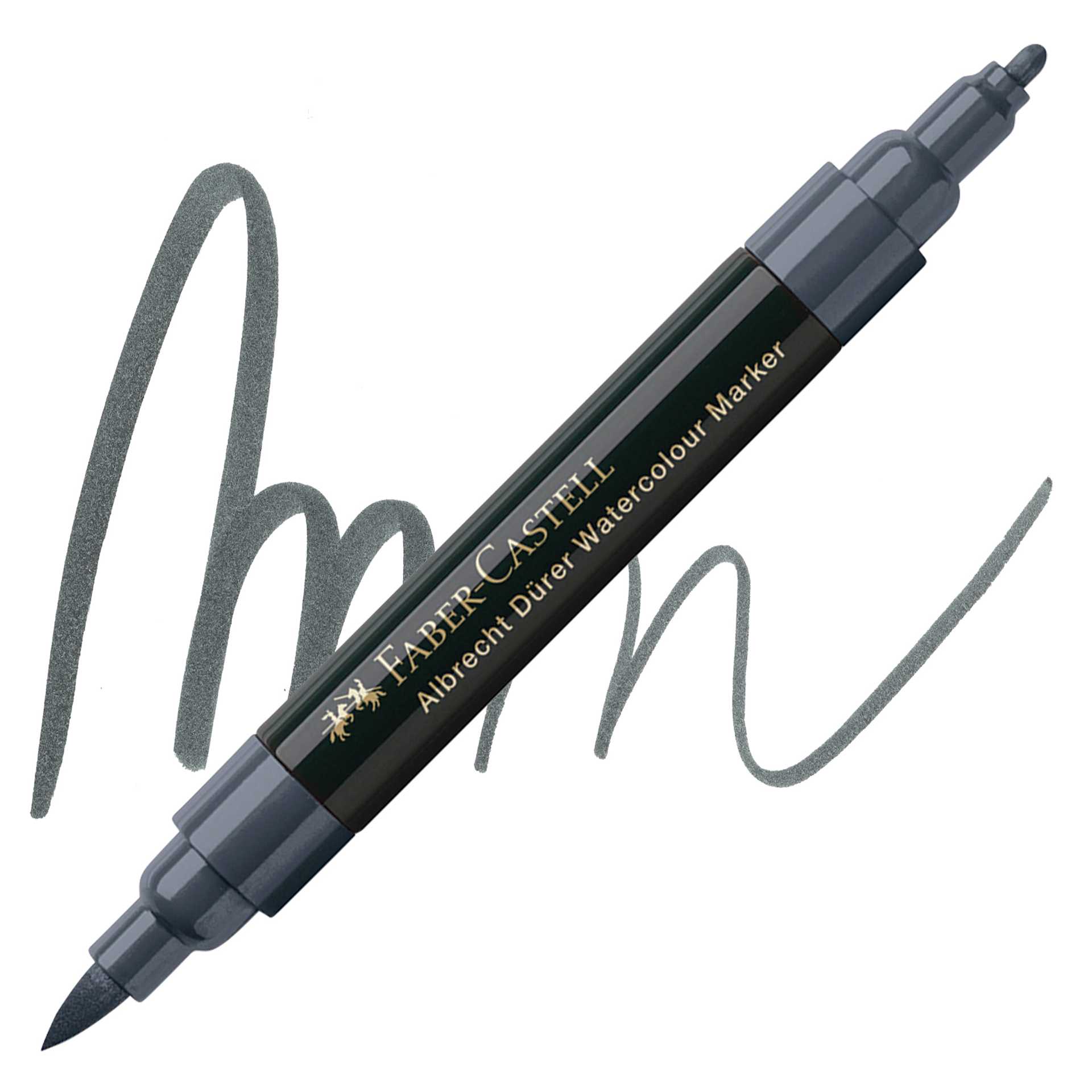 Faber-Castell Albrecht Dürer Watercolor Marker - Dark Indigo 157 marker and swatch