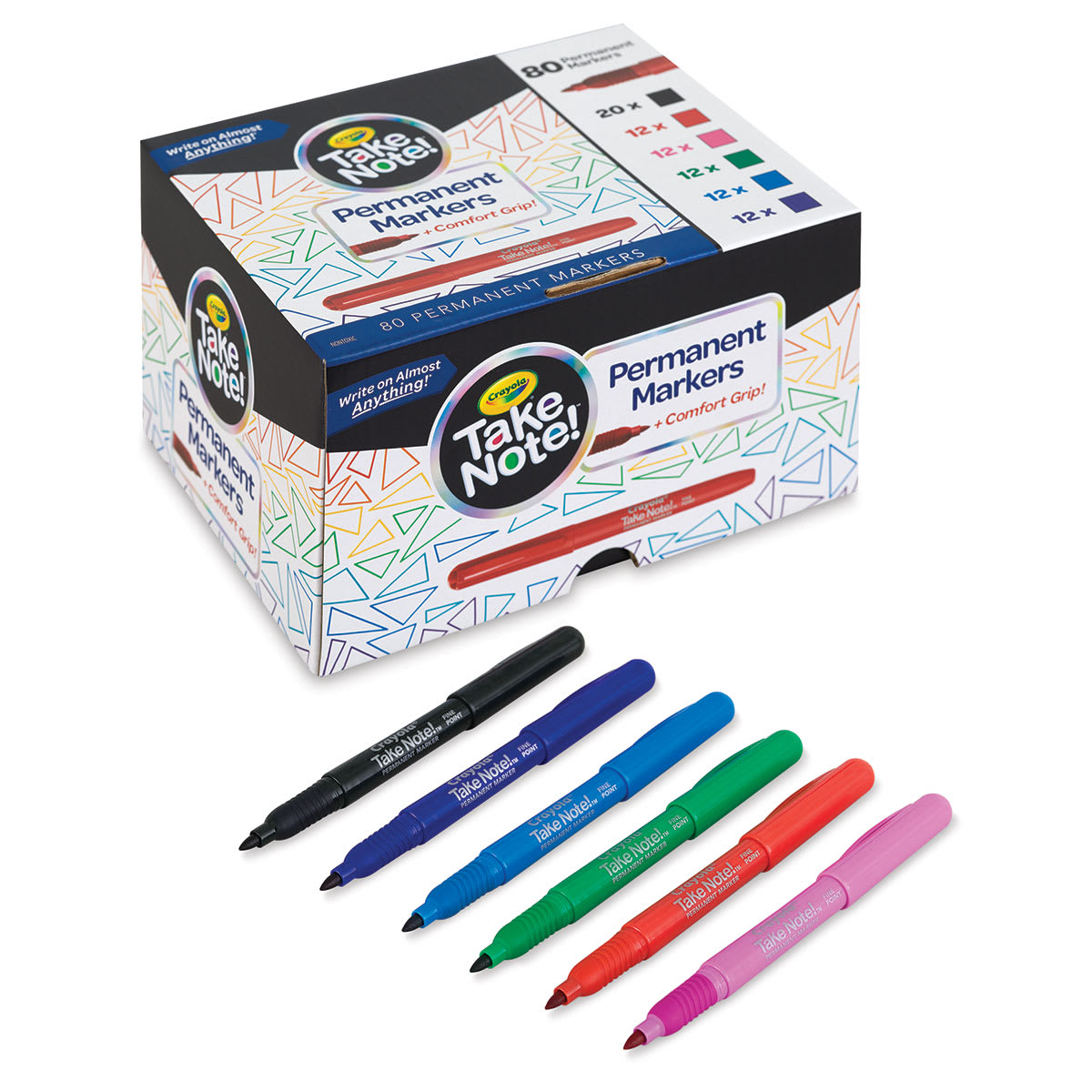 Crayola Take Note Permanent Markers