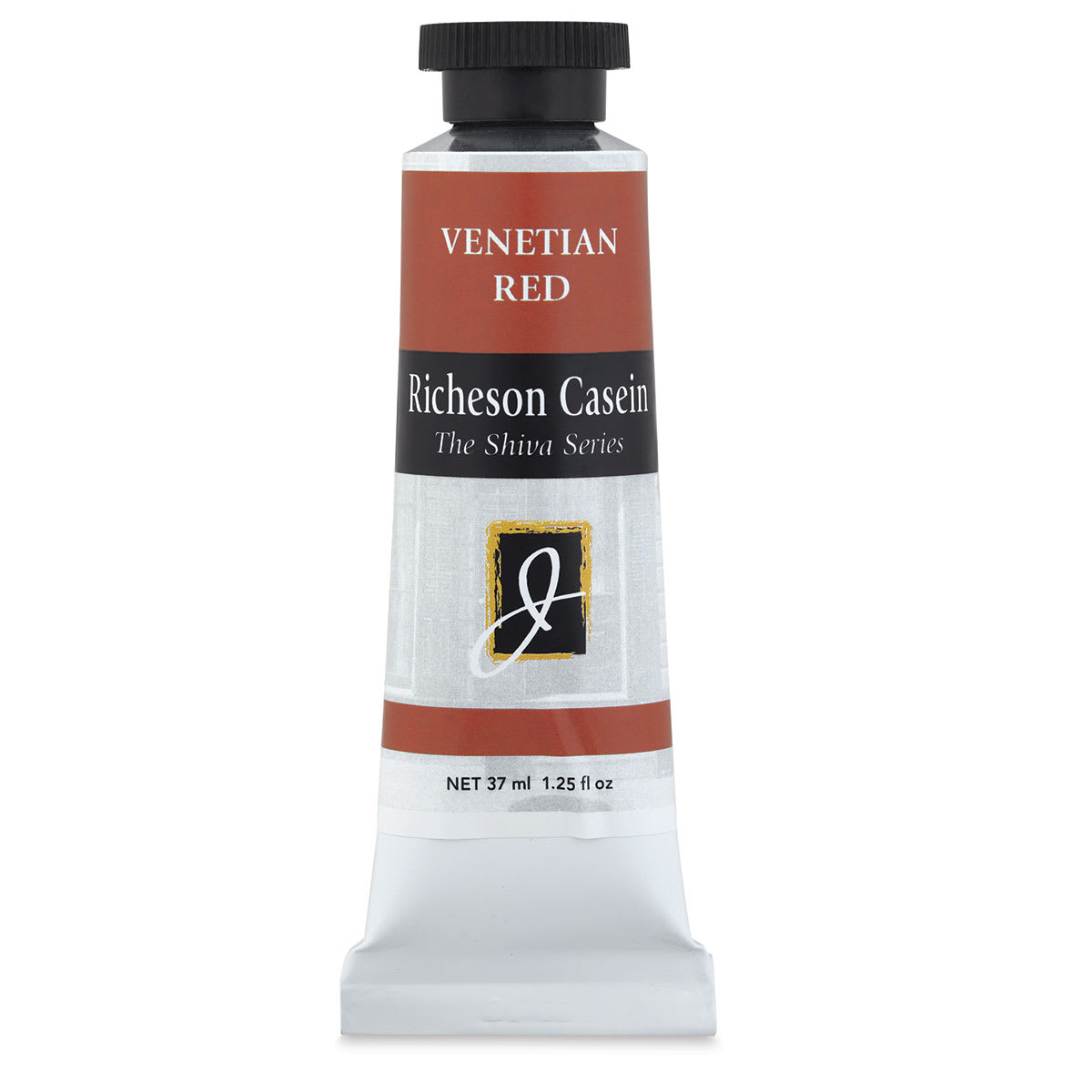 Richeson Casein Paint the Shiva Series - Venetian Red, 37 ml Tube