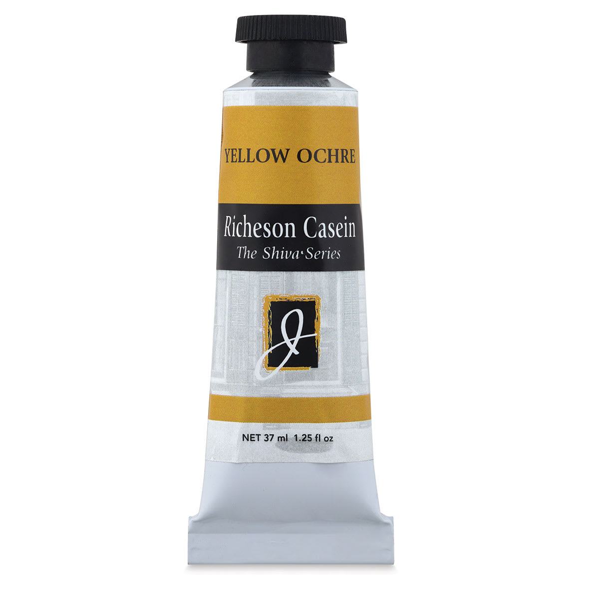 Richeson Casein Paint the Shiva Series - Yellow Ochre, 37 ml tube