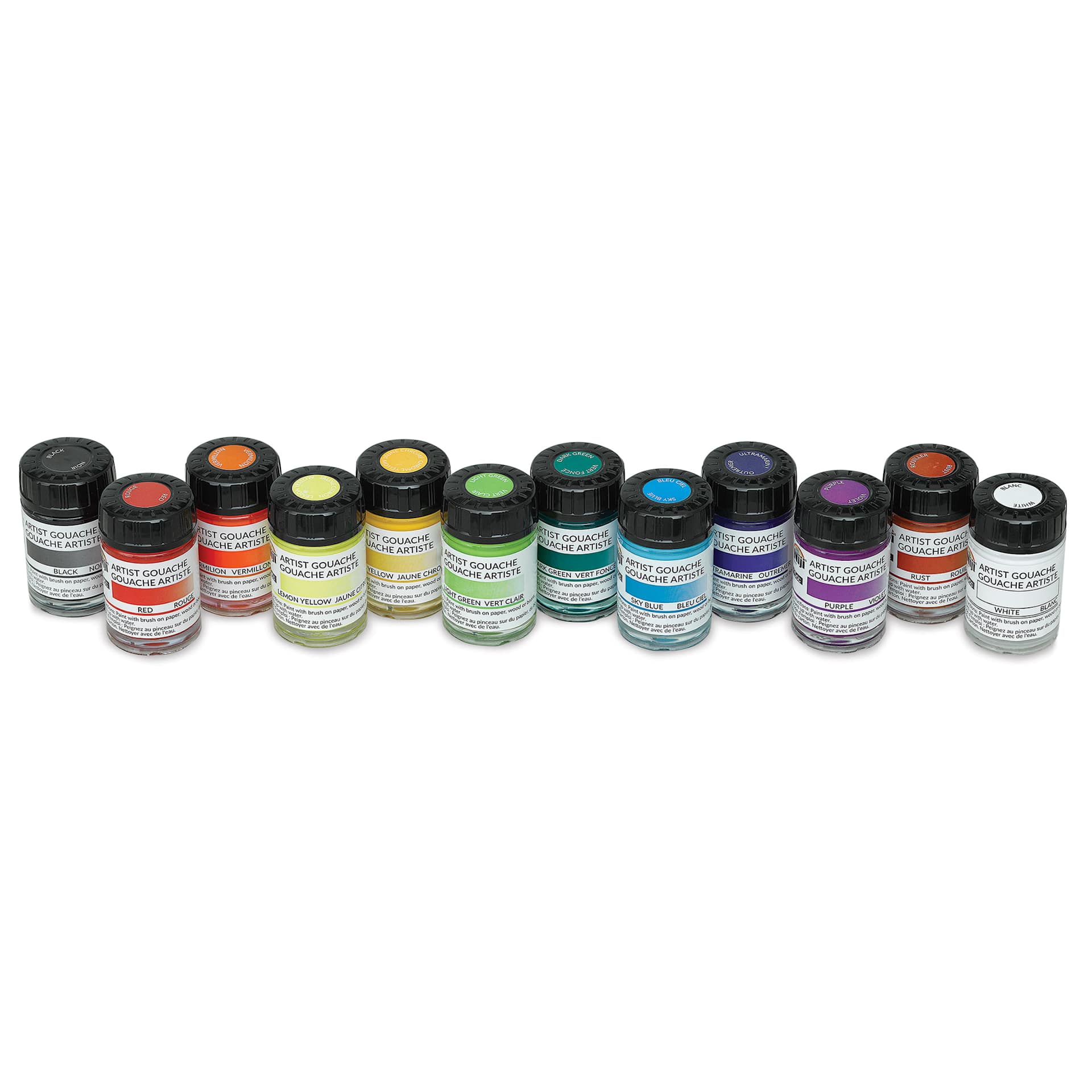 Niji Artist Gouache - Set of 12 (Set contents)