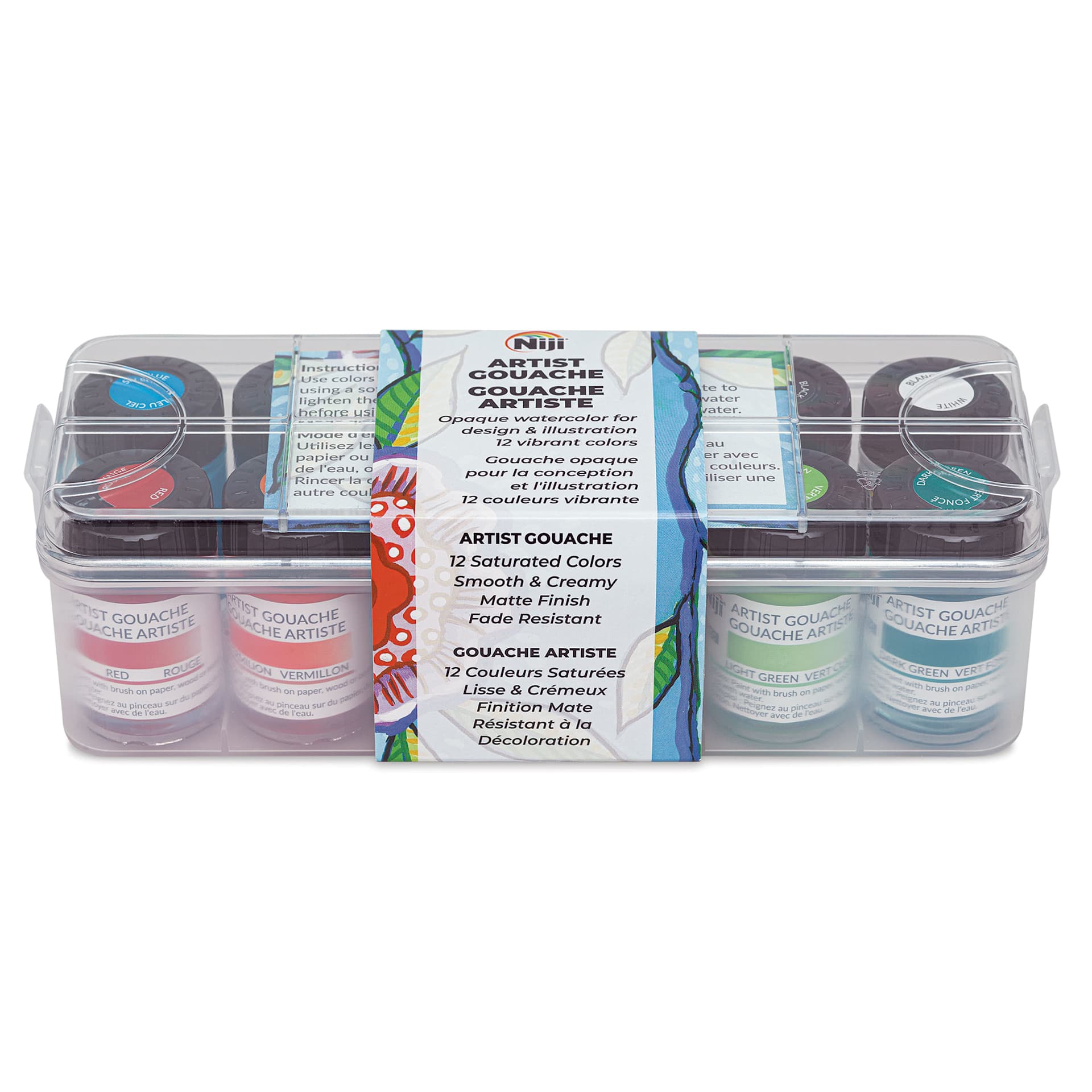 Niji Artist Gouache - Set of 12 (front of case)
