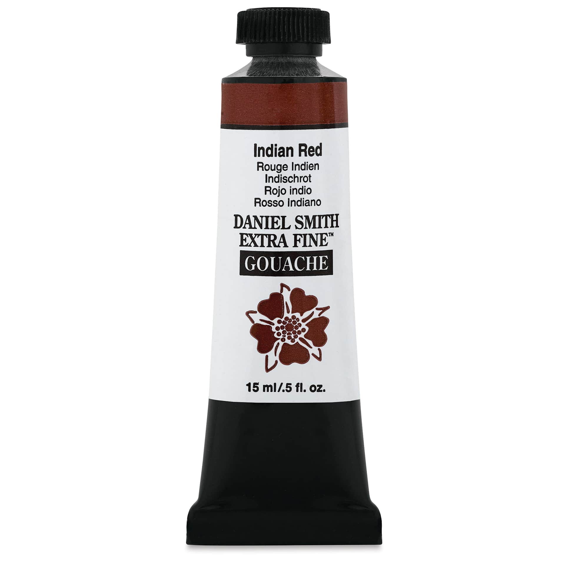 Daniel Smith Extra Fine Gouache - Indian Red, 15 ml Tube (Front)