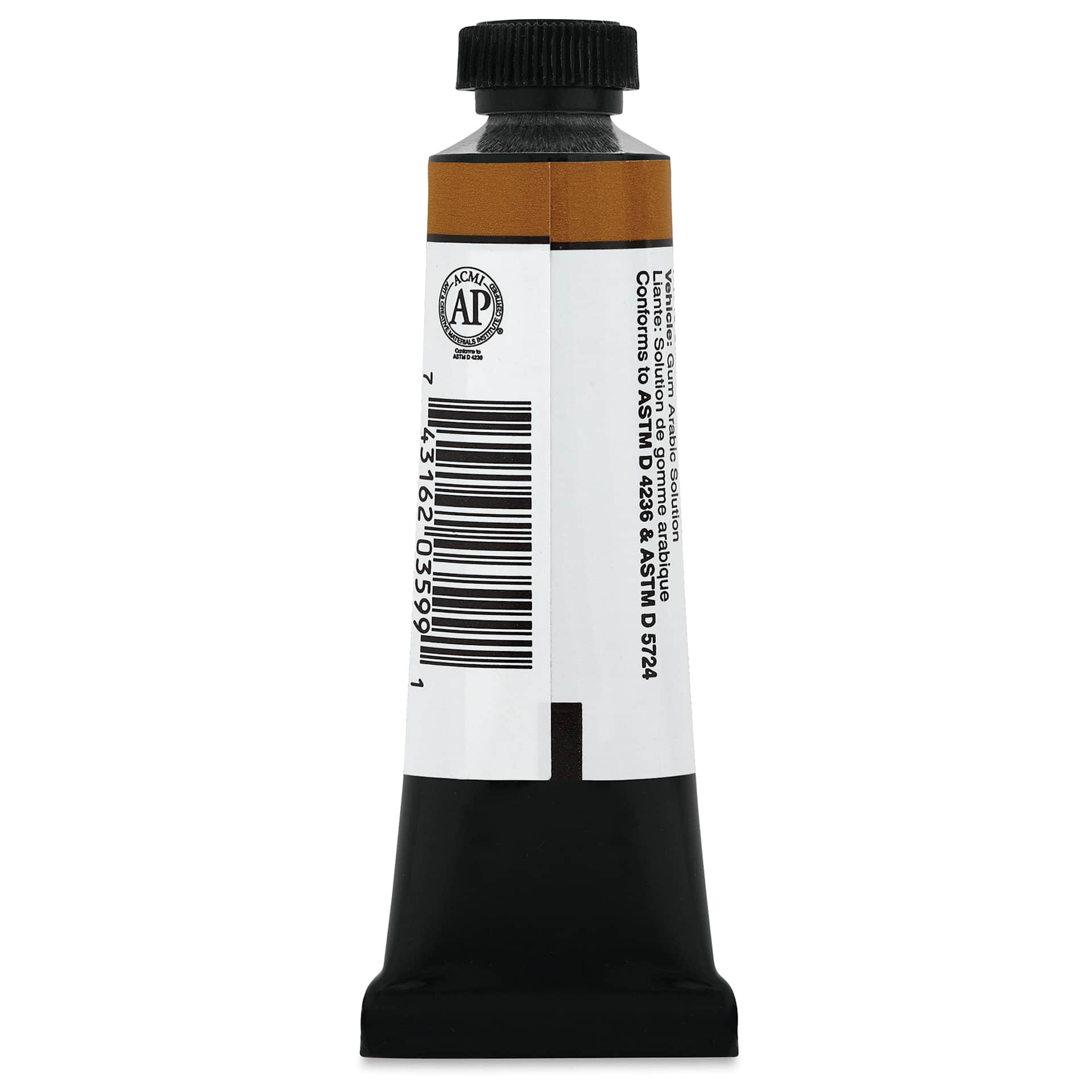 Daniel Smith Extra Fine Gouache - Yellow Ochre, 15 ml Tube (back)