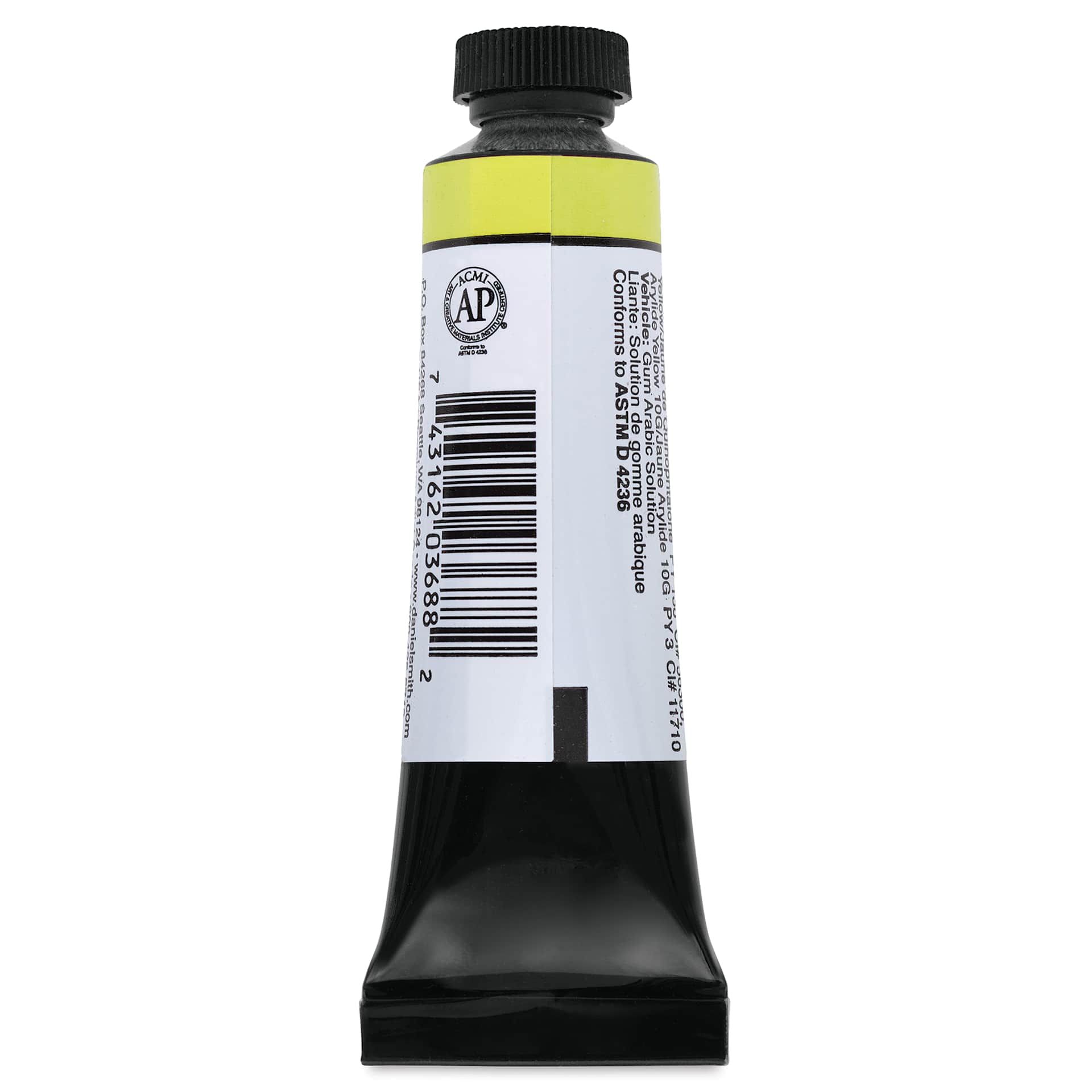 Daniel Smith Extra Fine Gouache - Cadmium Yellow Light Hue, 15 ml back