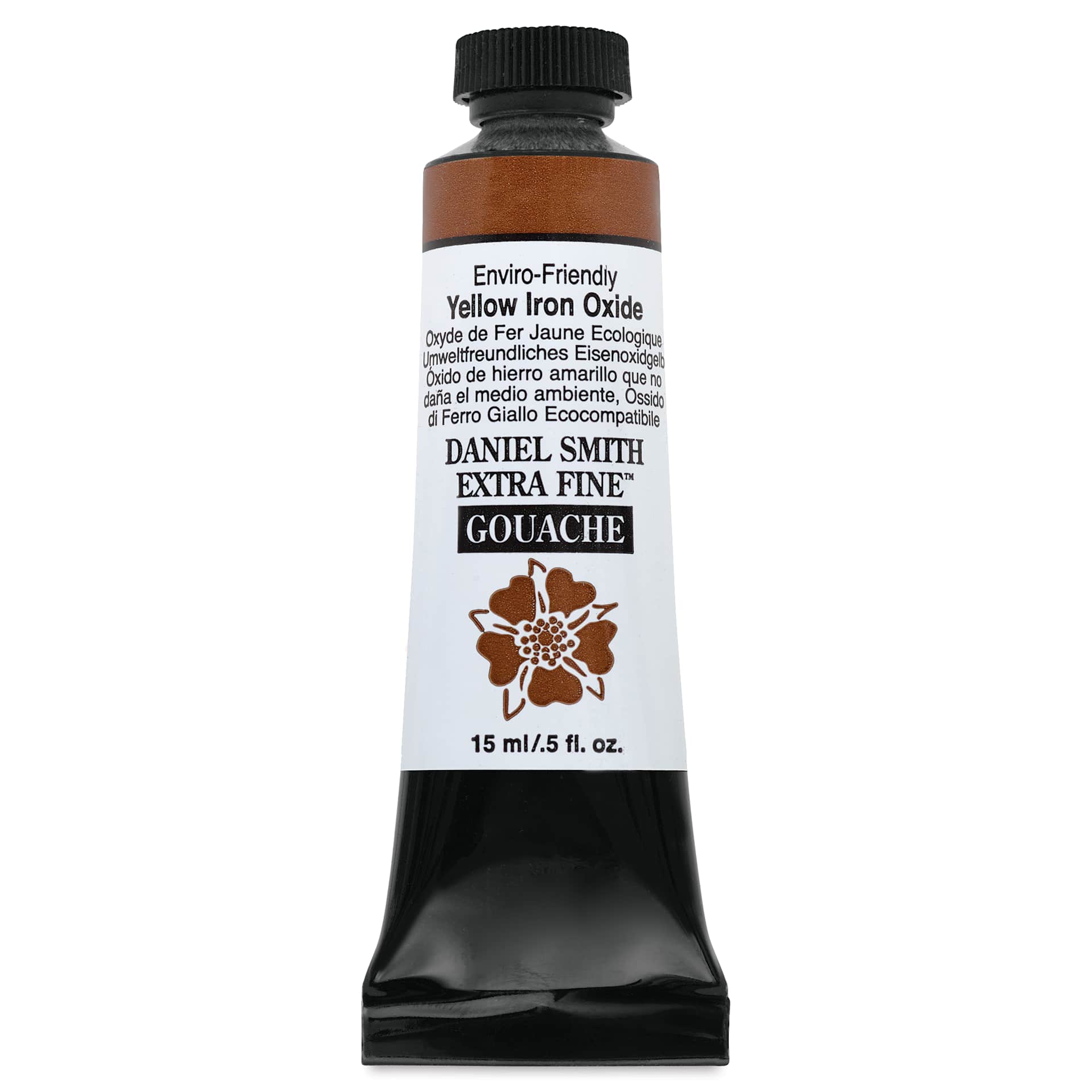 Daniel Smith Extra Fine Gouache - Yellow Iron Oxide, Enviro-Friendly, 15 ml Tube