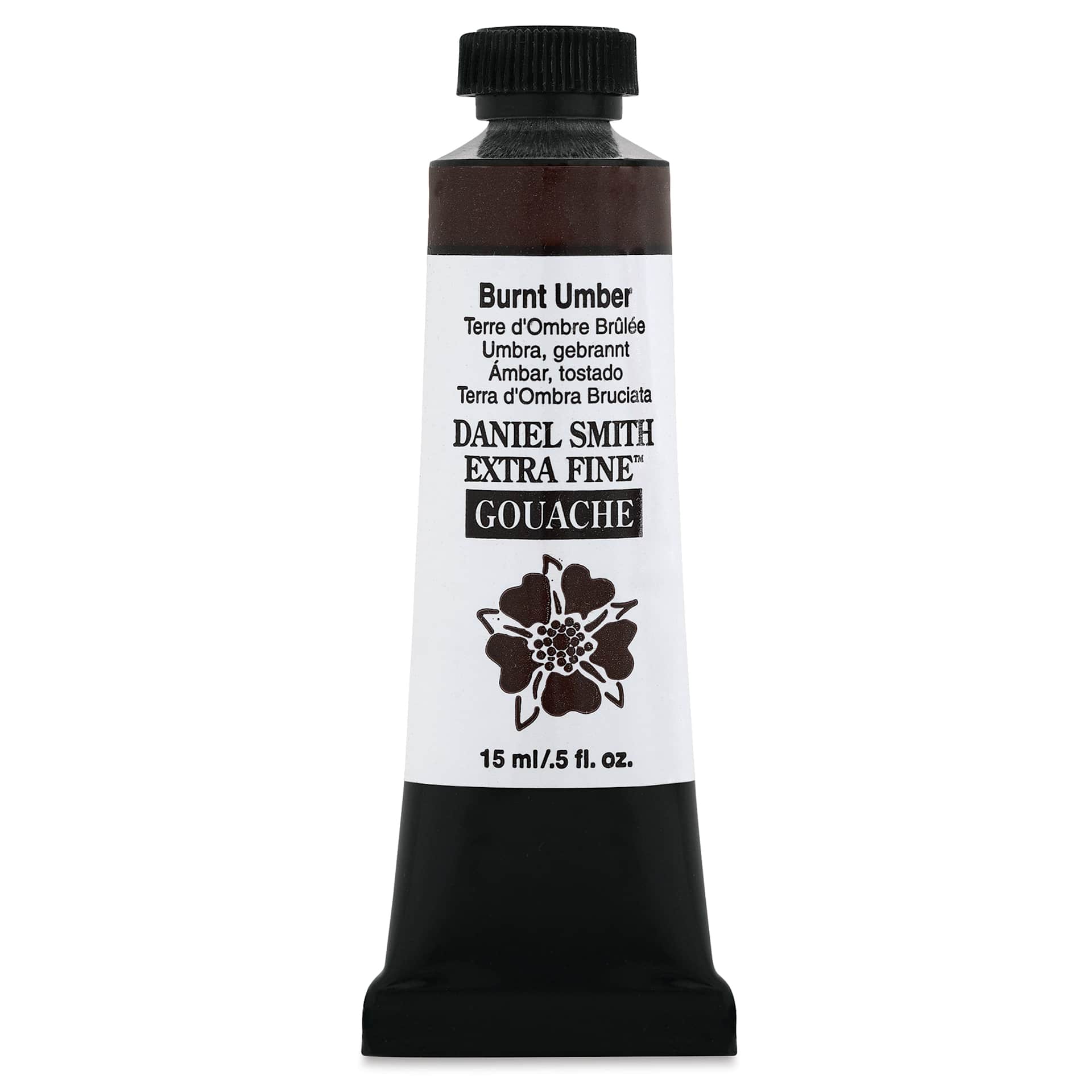 Daniel Smith Extra Fine Gouache - Burnt Umber, 15 ml Tube