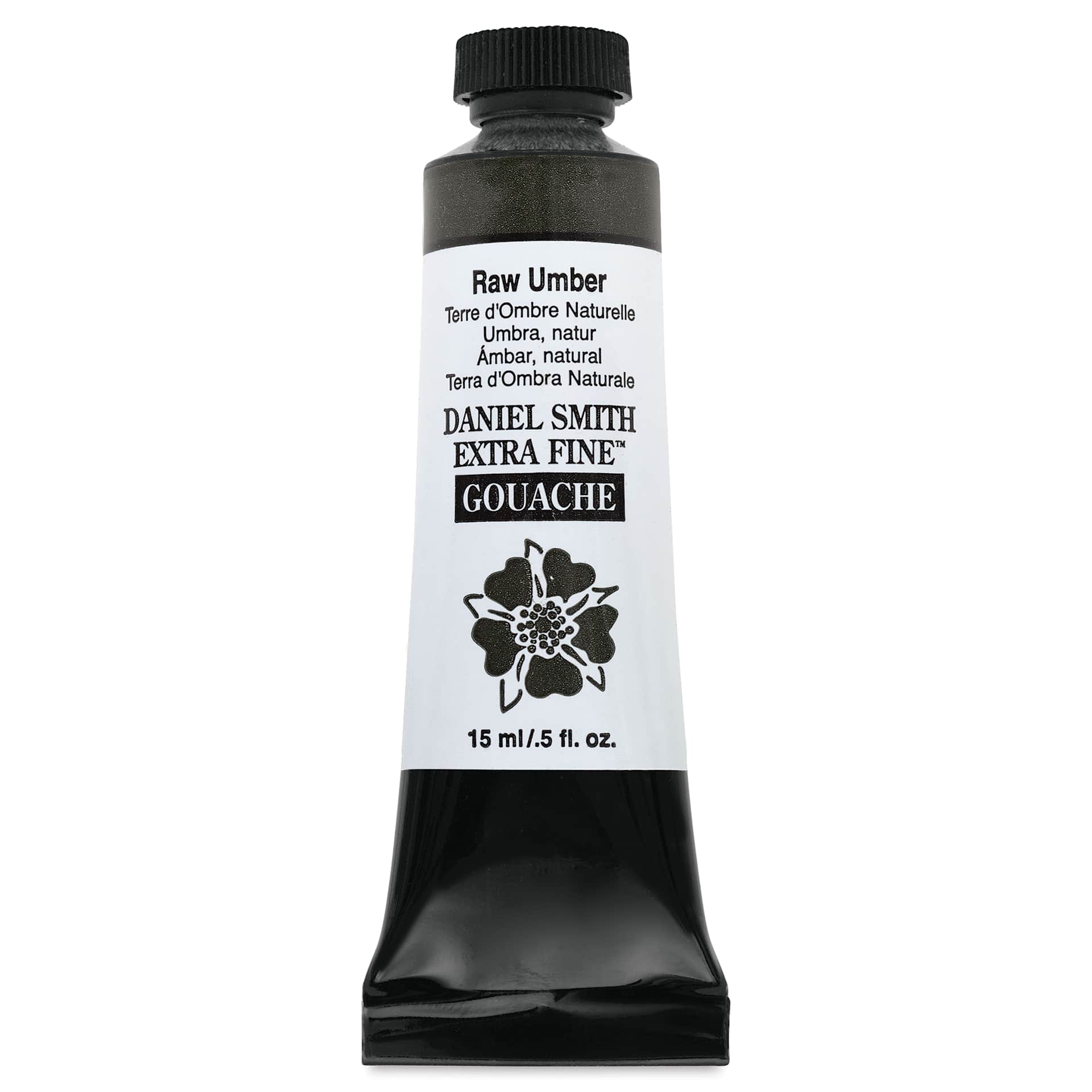 Daniel Smith Extra Fine Gouache - Raw Umber, 15 ml (0.5 oz)