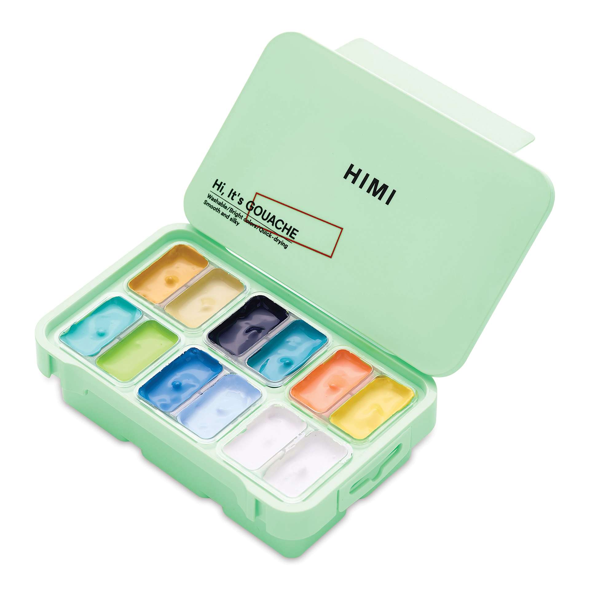 Himi Jelly Gouache Paint - Set of 12, Sunny Seaside, 12 g cups
