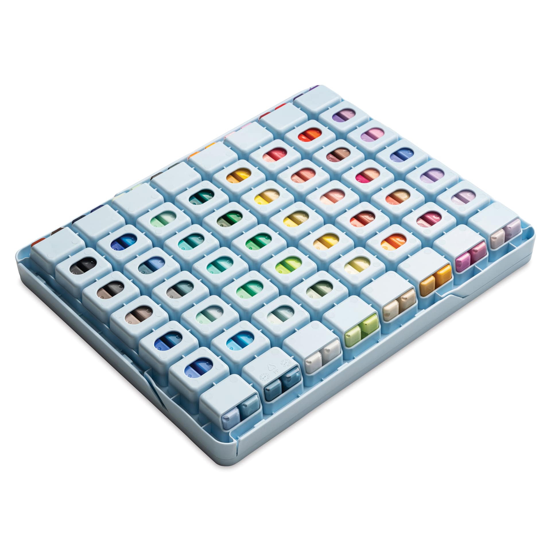 Back of package of the Himi Jelly Gouache Paints Set of 112 in Assorted Colors