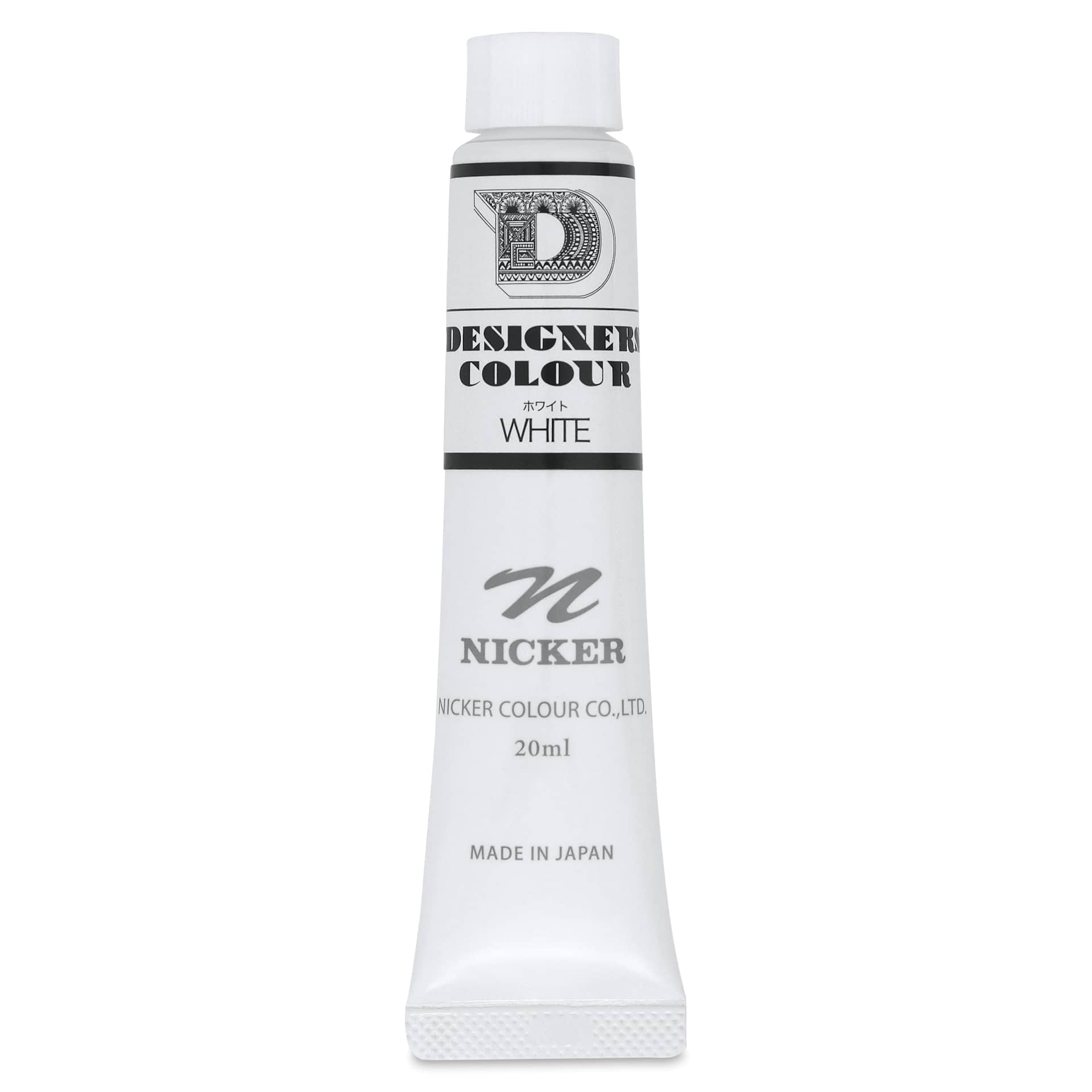 Nicker Designers Color Gouache - White, 20 ml