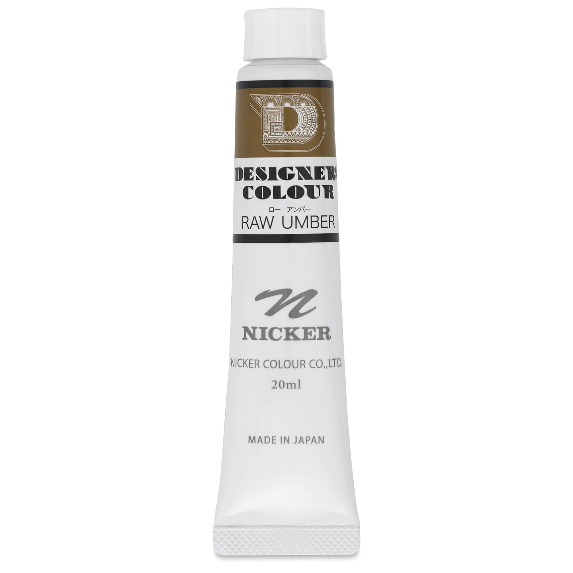 Nicker Designers Color Gouache - Raw Umber, 20 ml