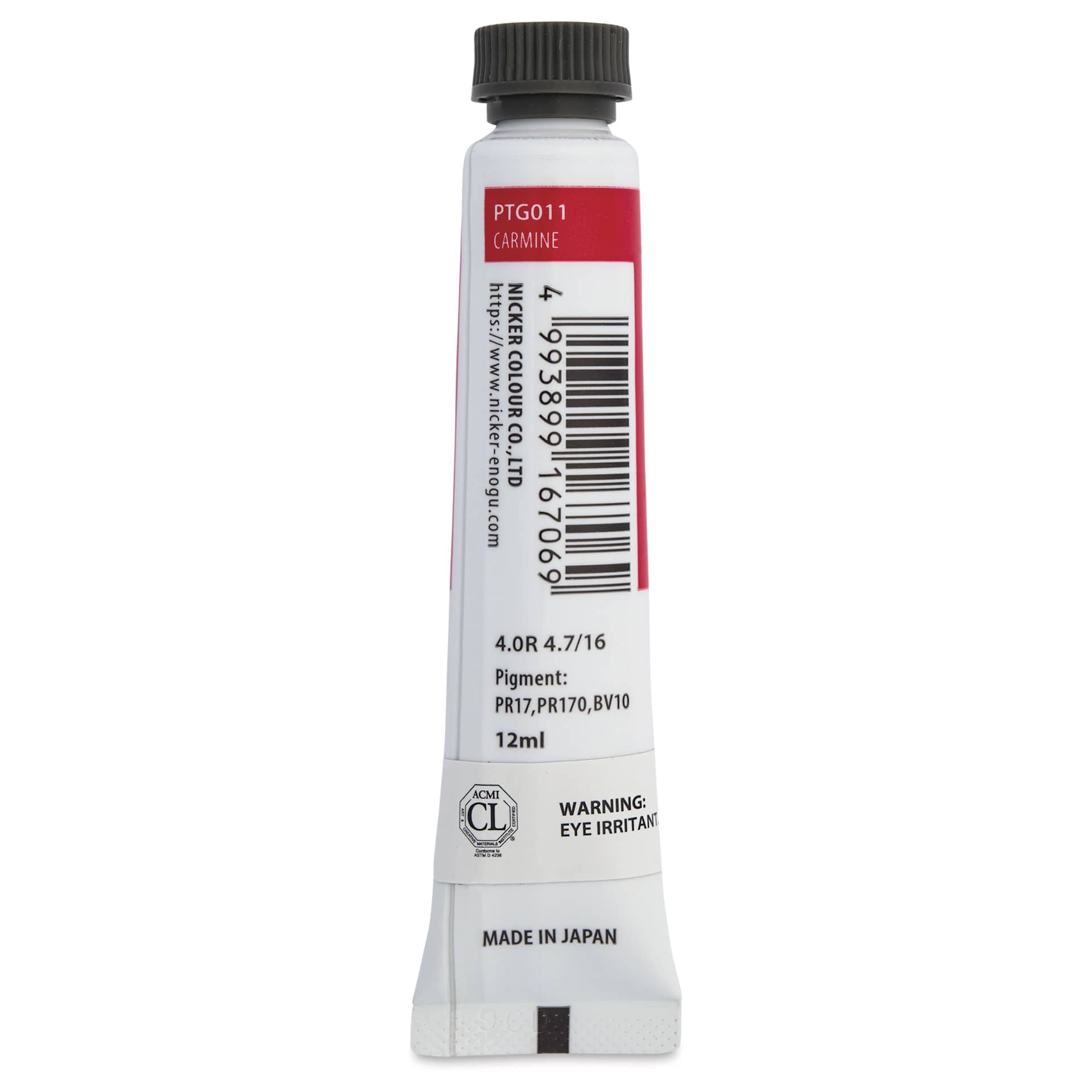 Nicker Painter’s Gouache - Carmine, 12 ml back