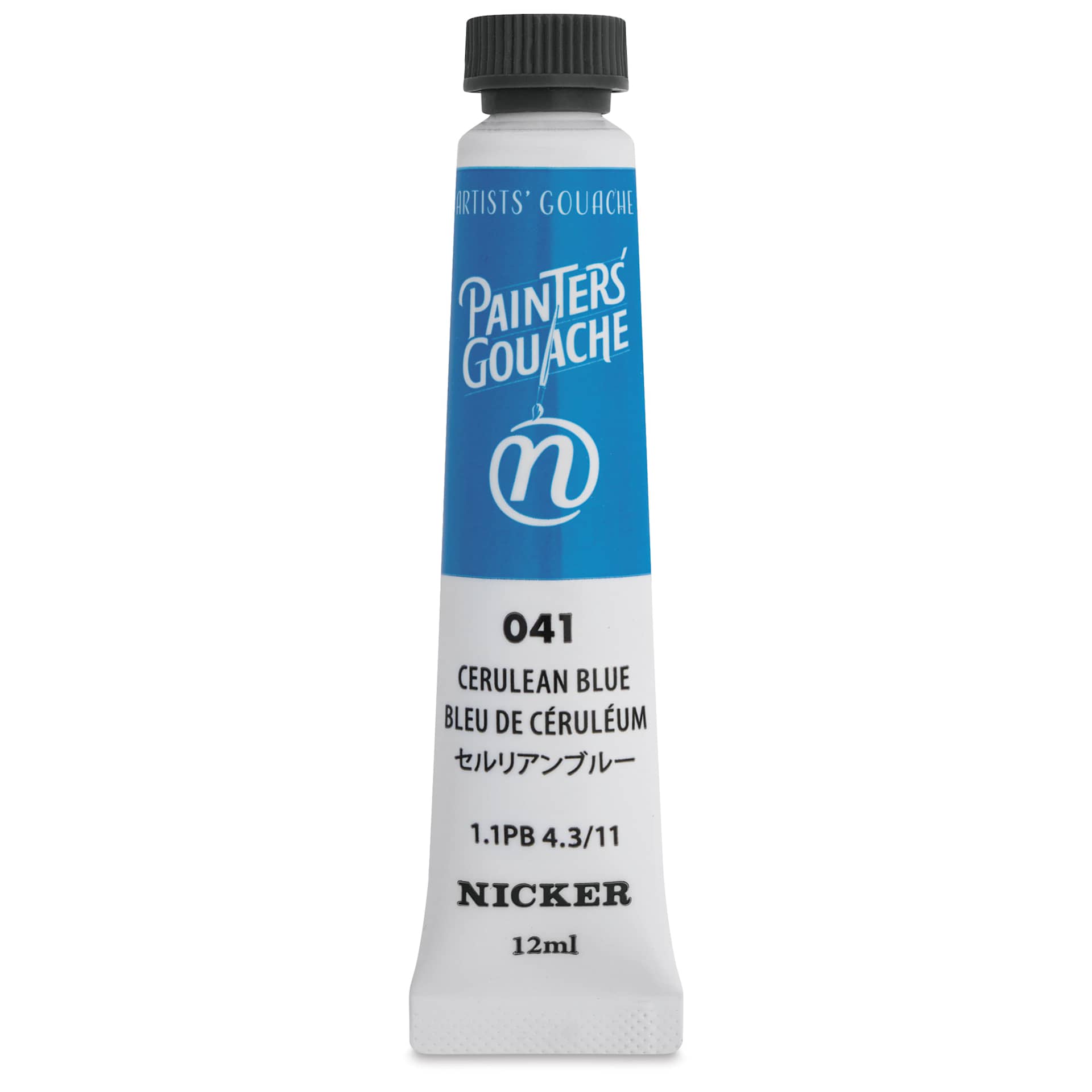 Nicker Painter’s Gouache - Cerulean Blue, 12 ml