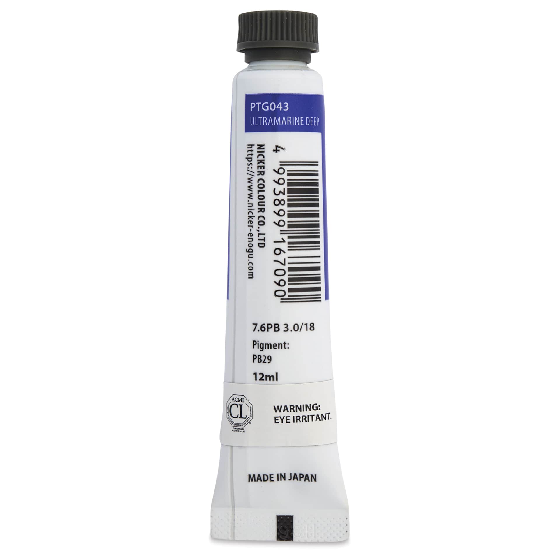 Nicker Painter’s Gouache - Ultramarine Deep, 12 ml back