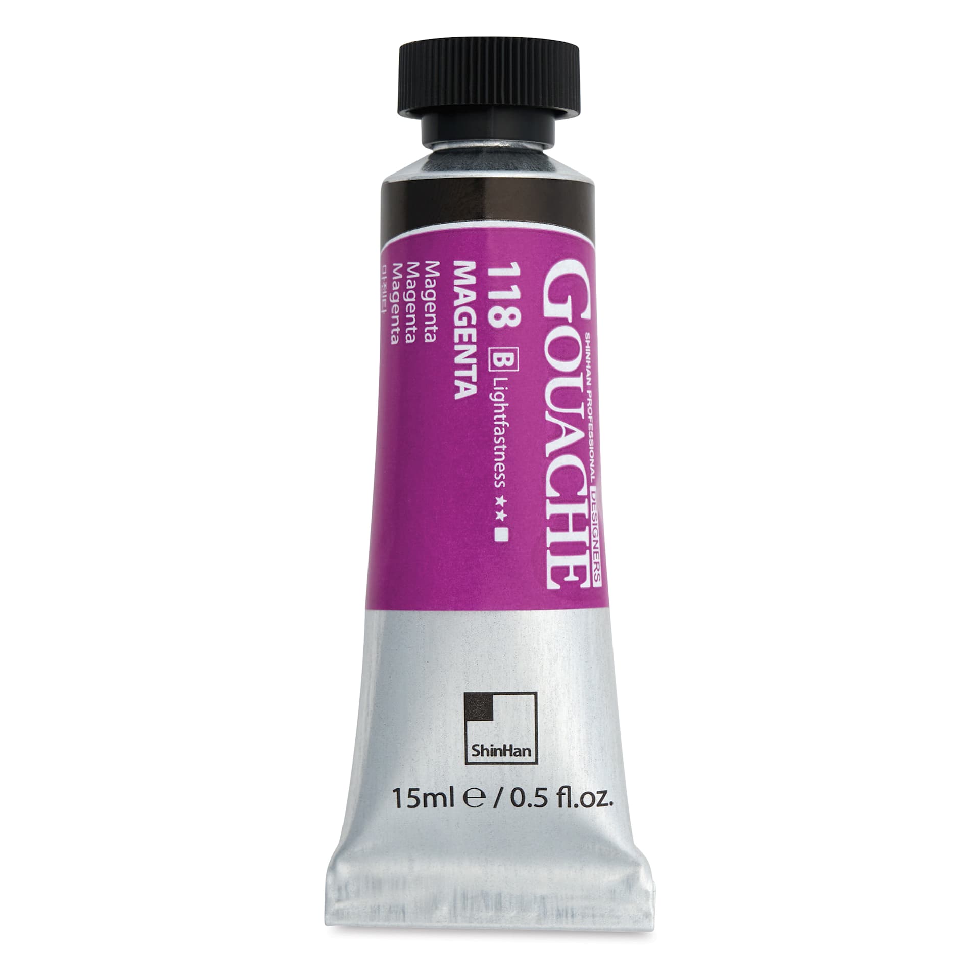 ShinHan Professional Designers Gouache - Magenta, 15 ml - front