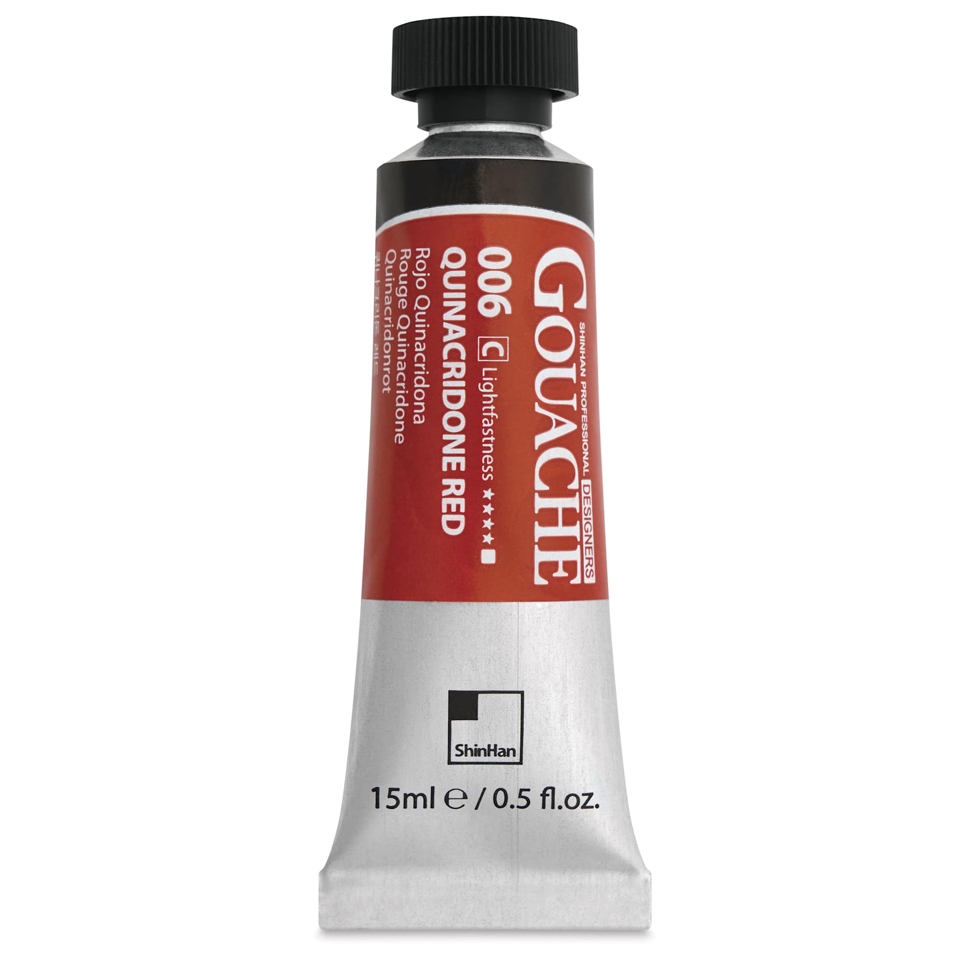 ShinHan Professional Designers Gouache - Quinacridone Red, 15 ml
