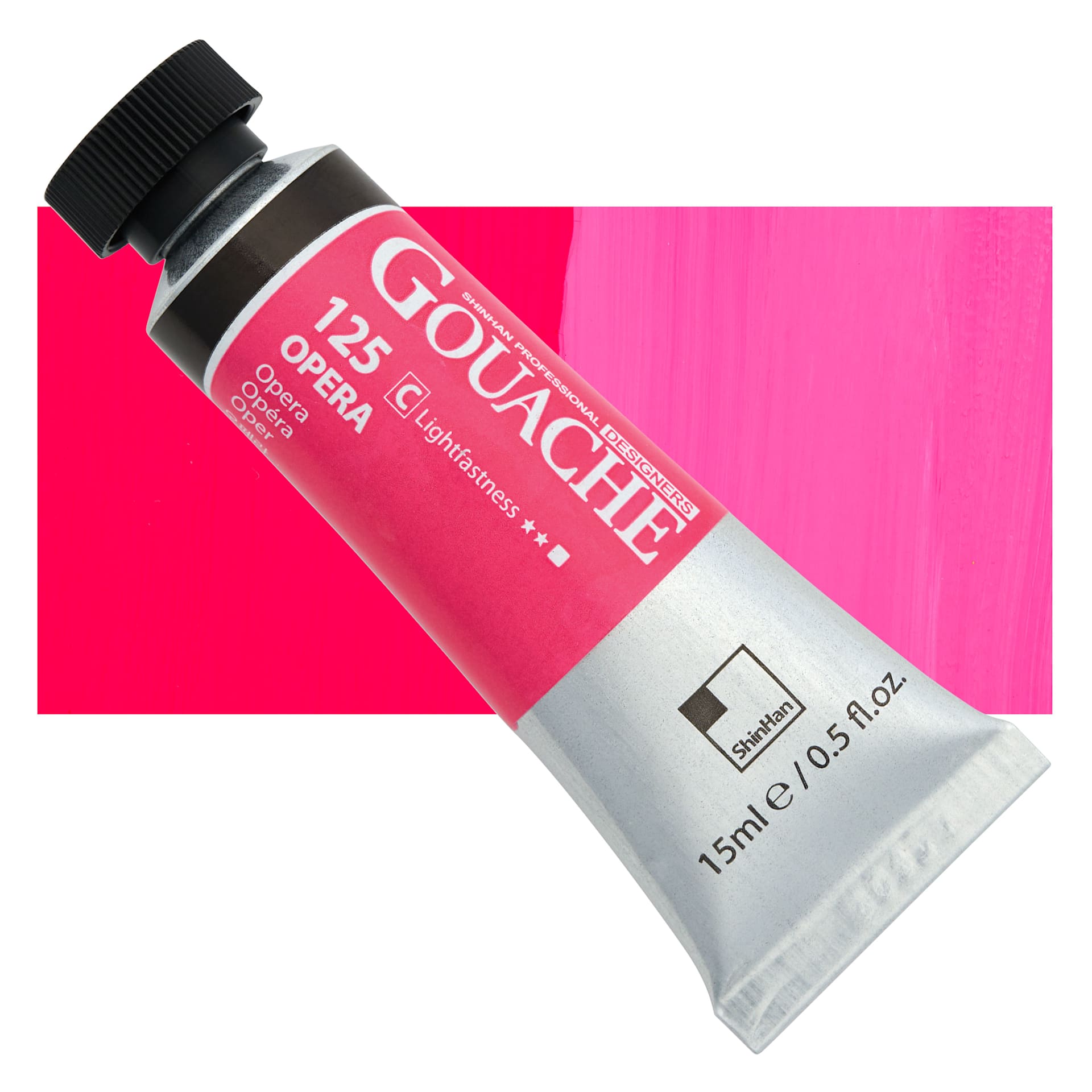 ShinHan Professional Designers Gouache - Opera, 15 ml tube and swatch