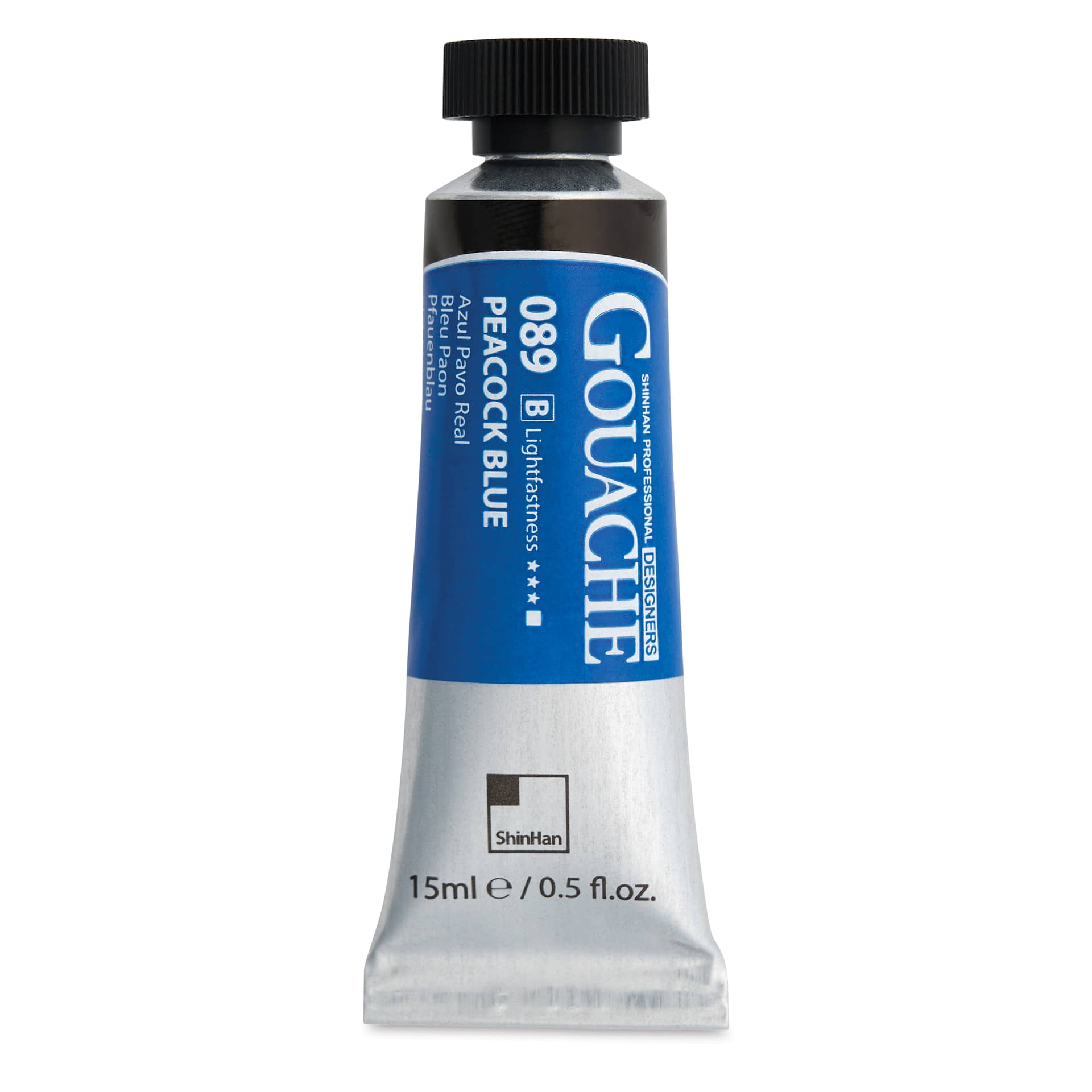 ShinHan Professional Designers Gouache - Peacock Blue, 15 ml - front