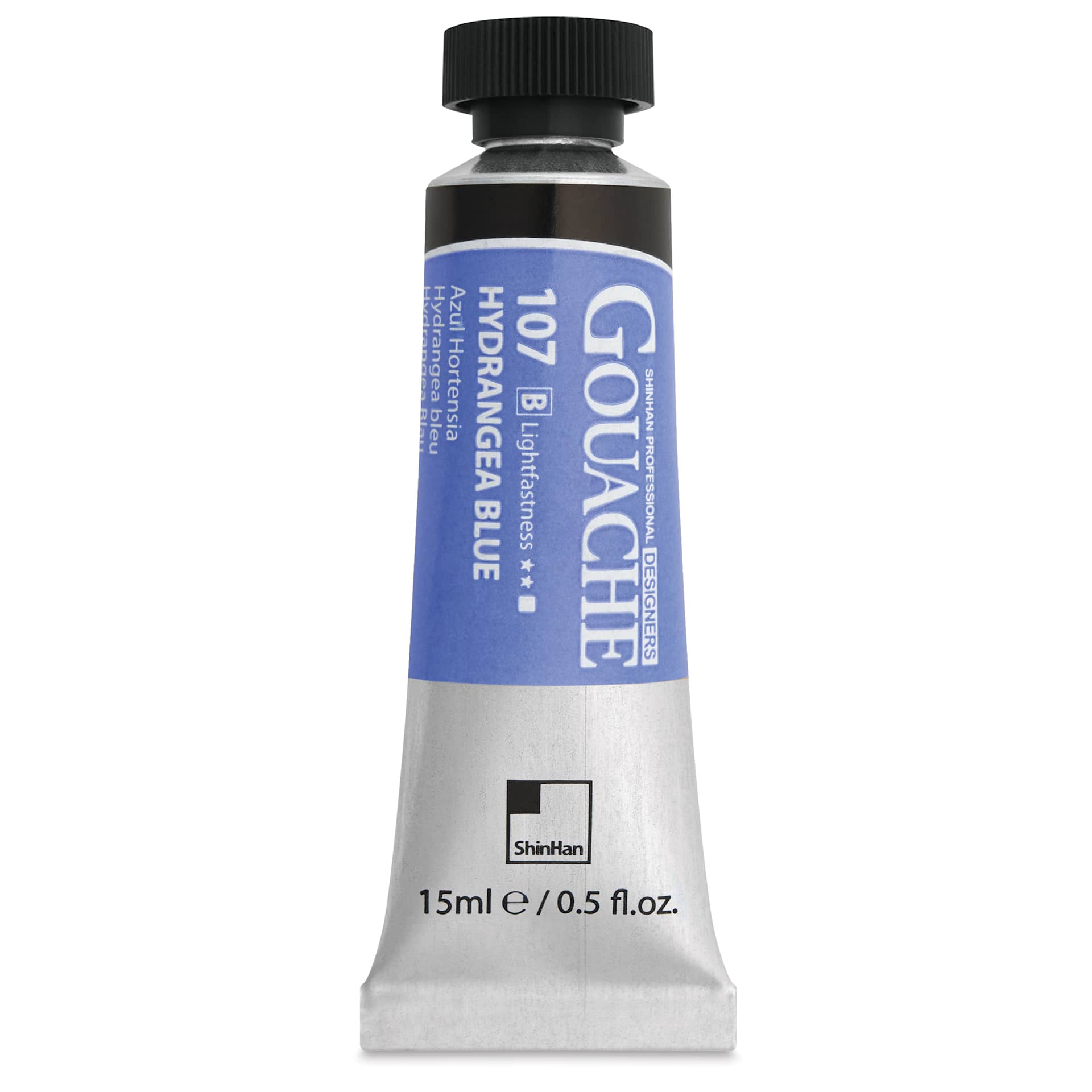 ShinHan Professional Designers Gouache - Hydrangea Blue, 15 ml - front