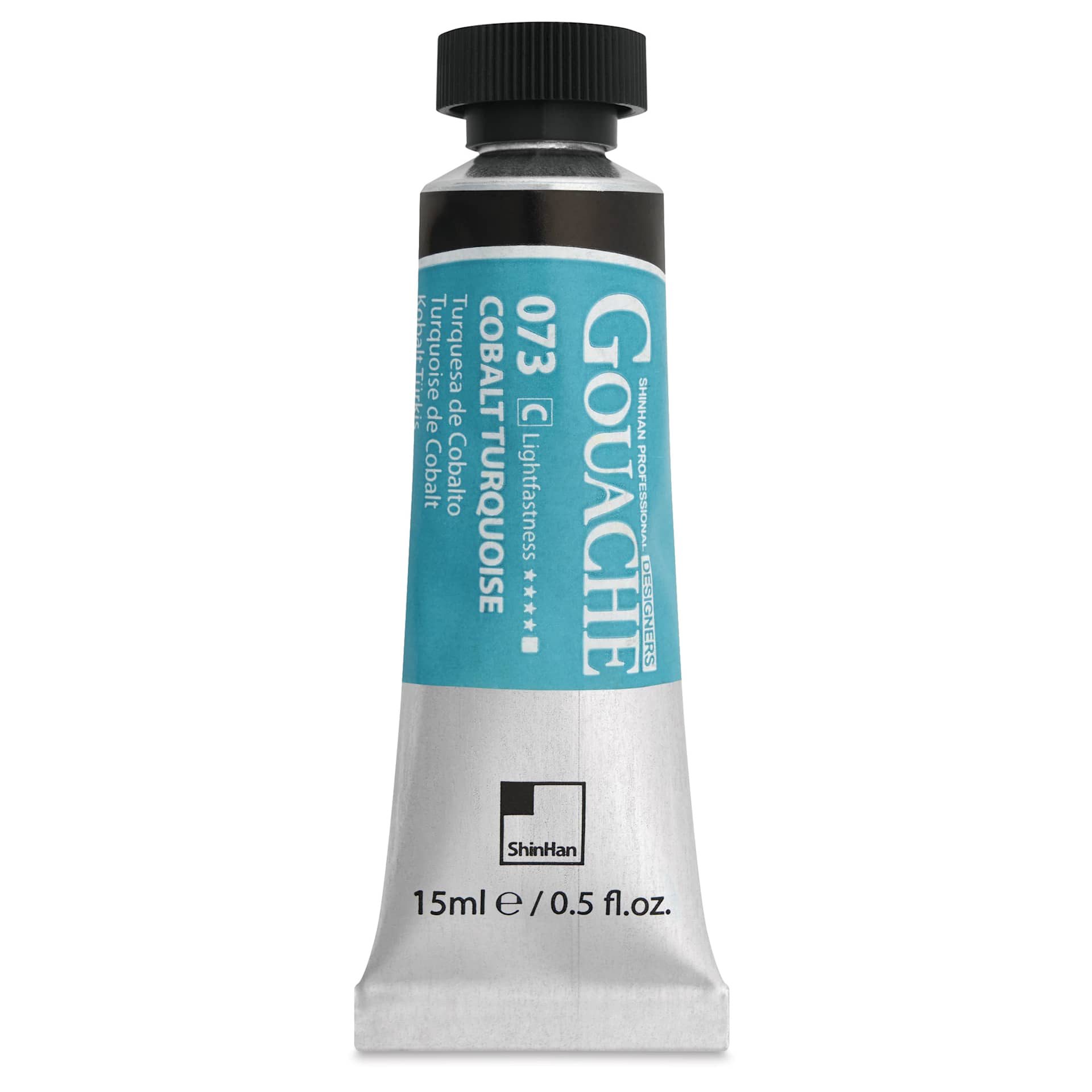 ShinHan Professional Designers Gouache - Cobalt Turquoise, 15 ml - front