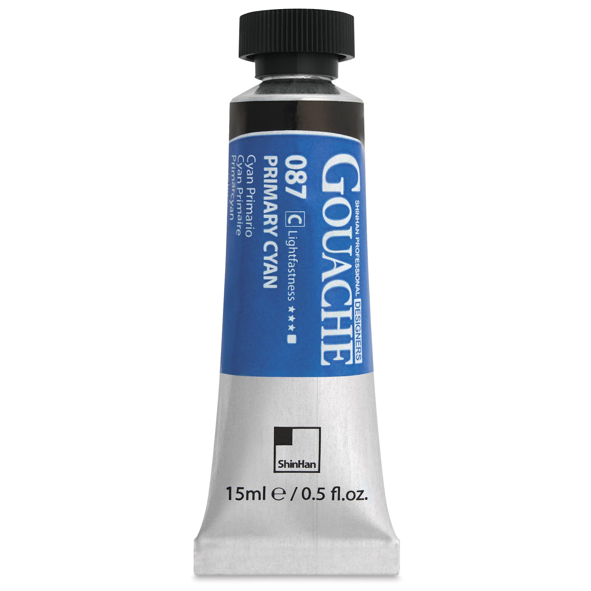 ShinHan Professional Designers Gouache - Primary Cyan, 15 ml - front